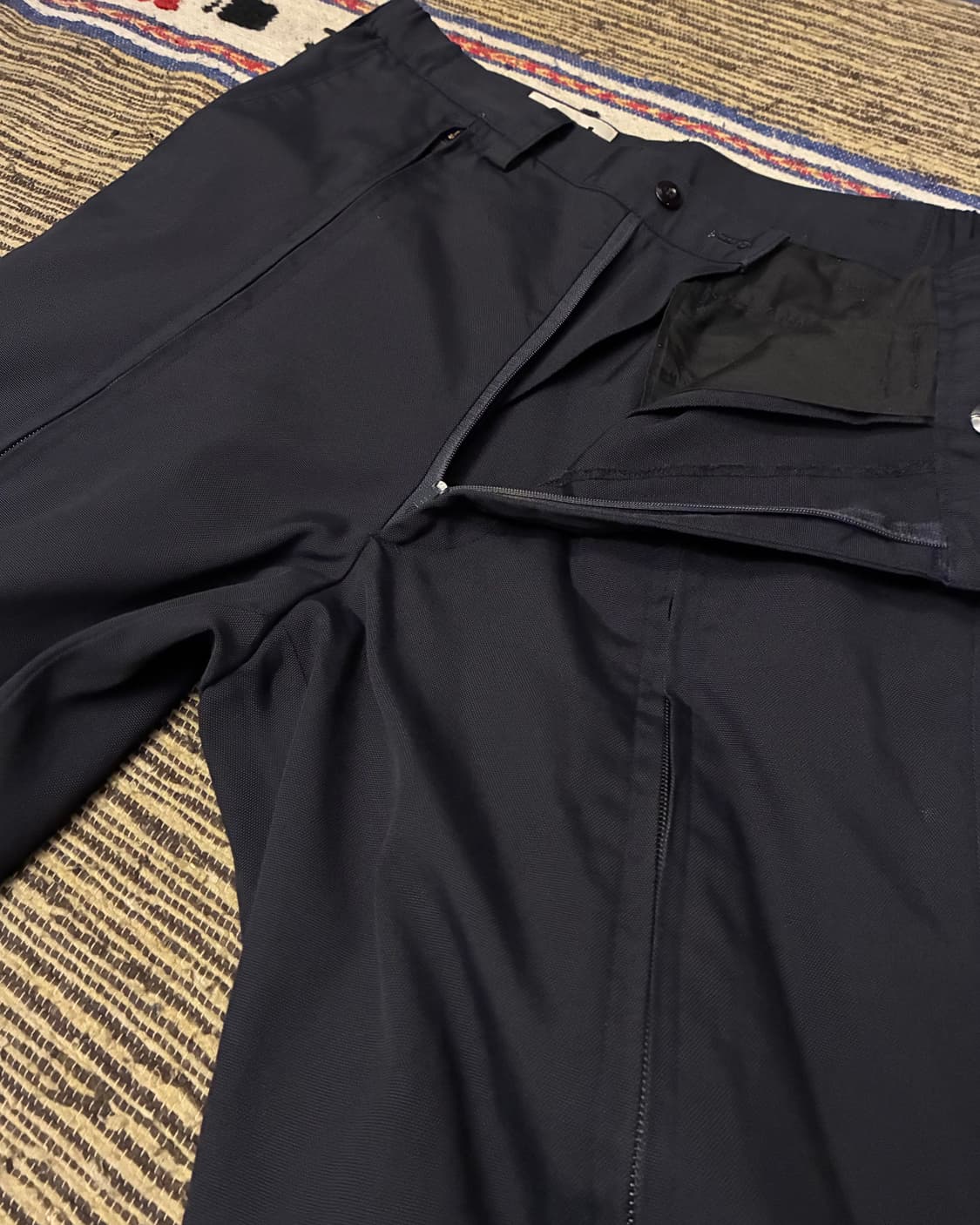 (30~32)Goi own 고이 오운 코튼 나일론 히든 지퍼 커브 팬츠  상품이미지4