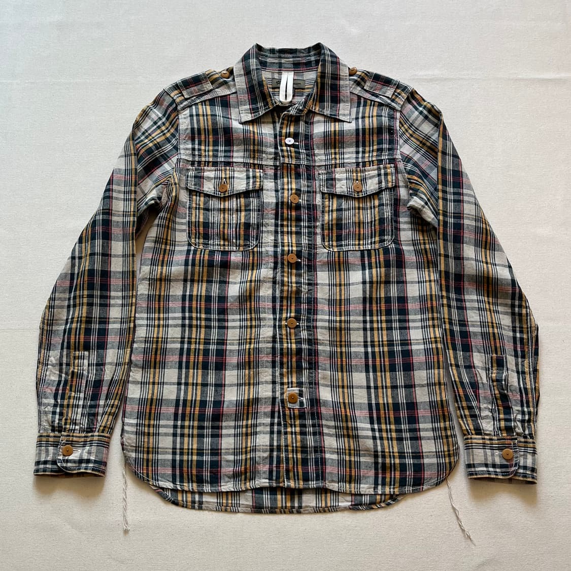 나이젤카본 체크 집업 셔츠 상품이미지1