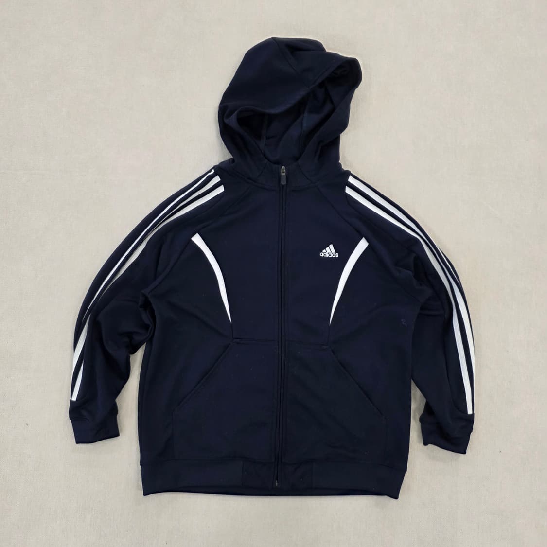 [150] 아디다스 후드 집업 저지 0219J 상품이미지1