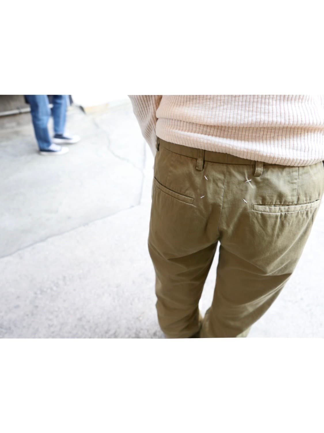 마르지엘라 백스티치 치노 팬츠 상품이미지2