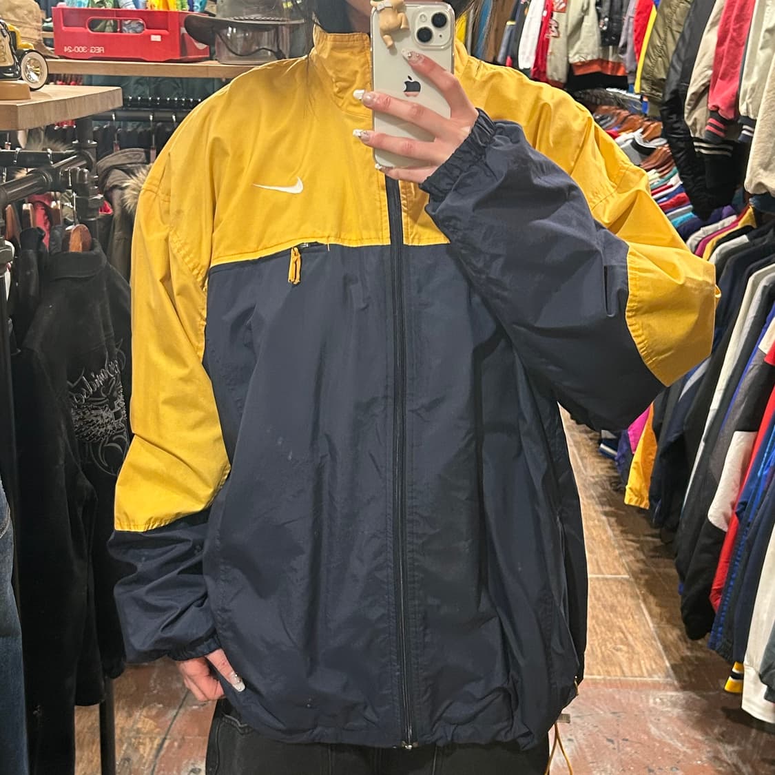 [HI] 나이키 바람막이 옐로우&블랙 상품이미지1