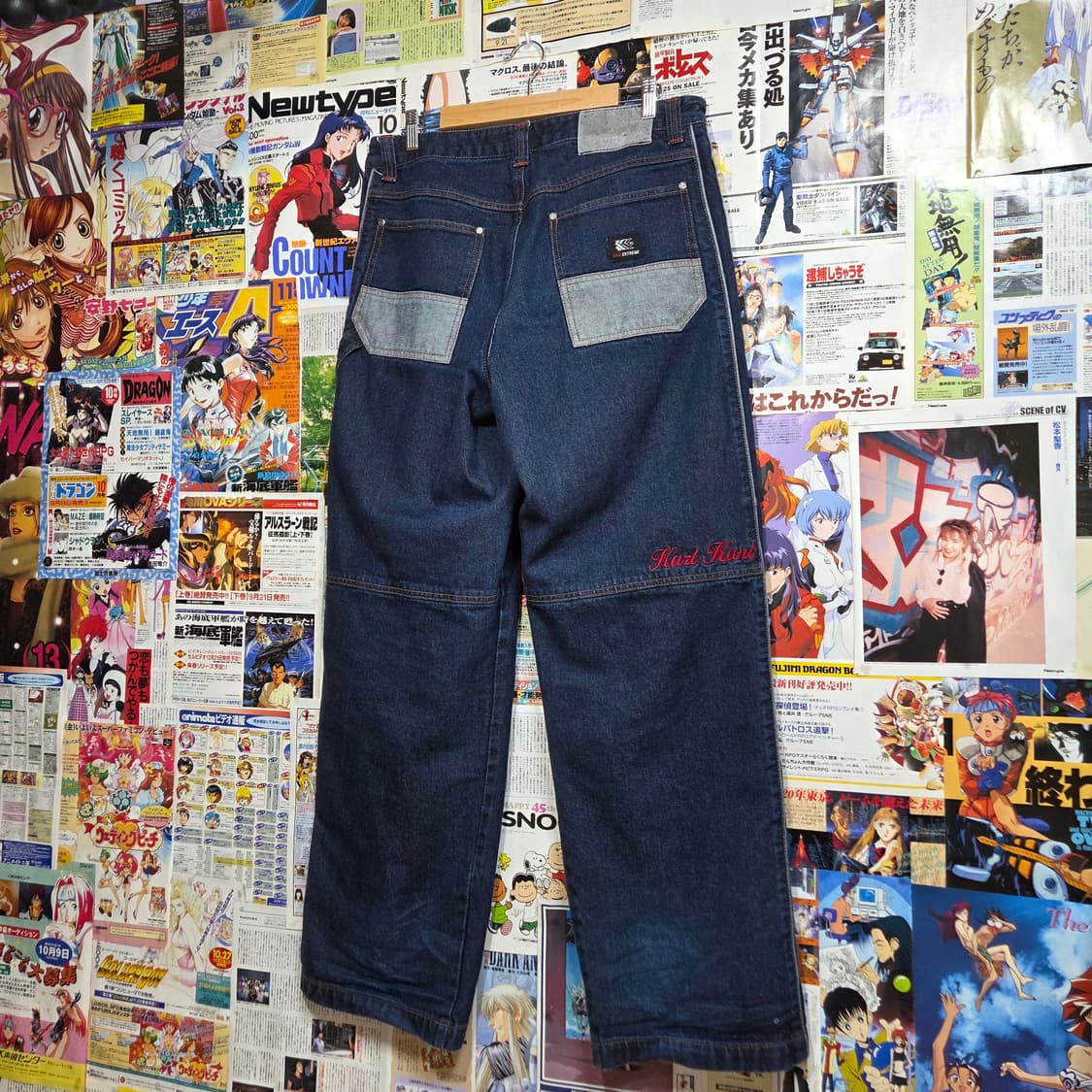 칼카니 사이드 라인 올드스쿨 카펜터 힙합 팬츠 상품이미지6