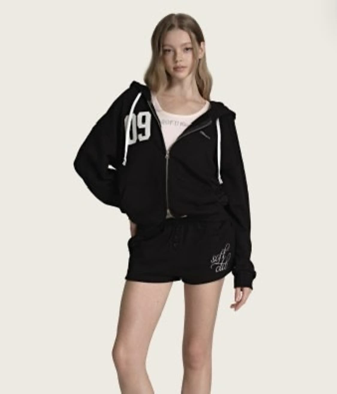 클리시어 09 후드집업 블랙 새상품 상품이미지1