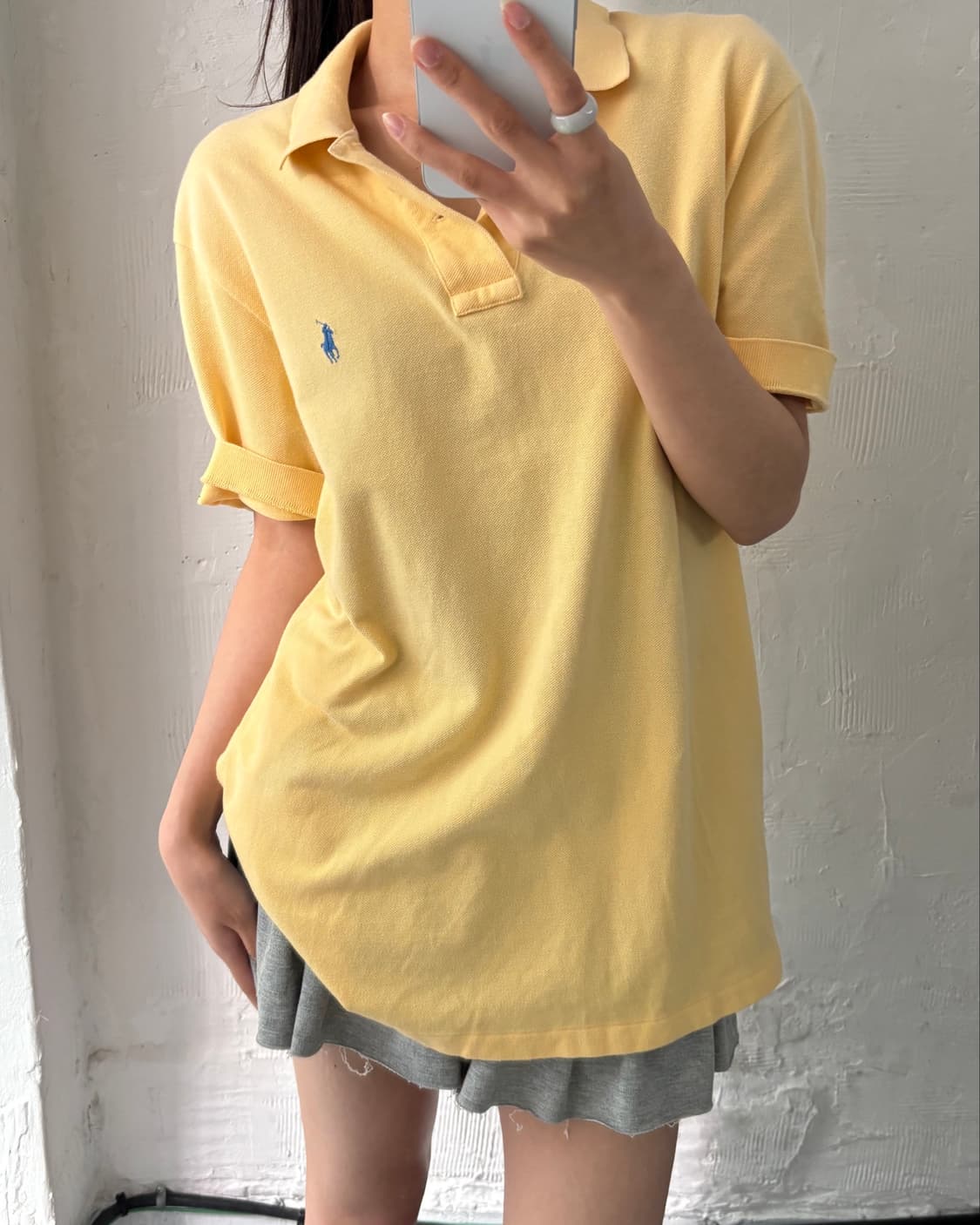 Polo 폴로 랄프로렌 옐로우 블루포니 PK 카라티셔츠 상품이미지6