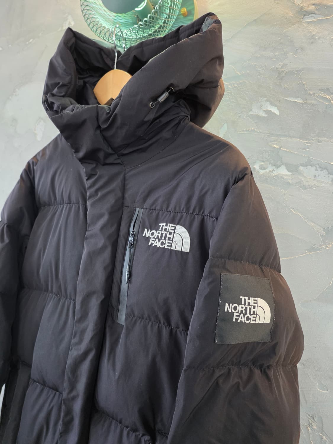 노스페이스 롱패딩 블랙 색상 S(90) 상품이미지2