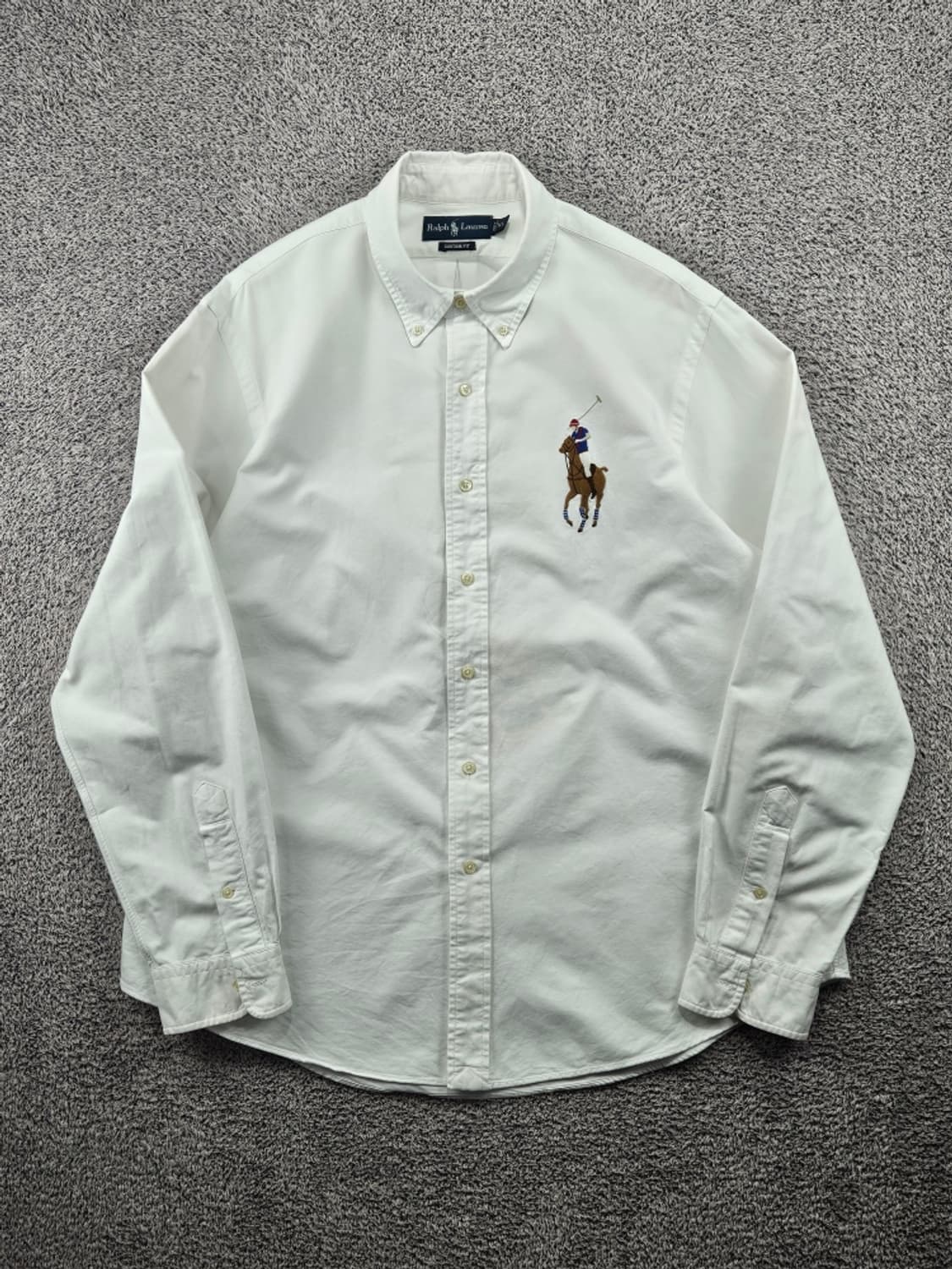 폴로랄프로렌 빅포니 커스텀핏 화이트 셔츠 ( XL ) / 11496 상품이미지2