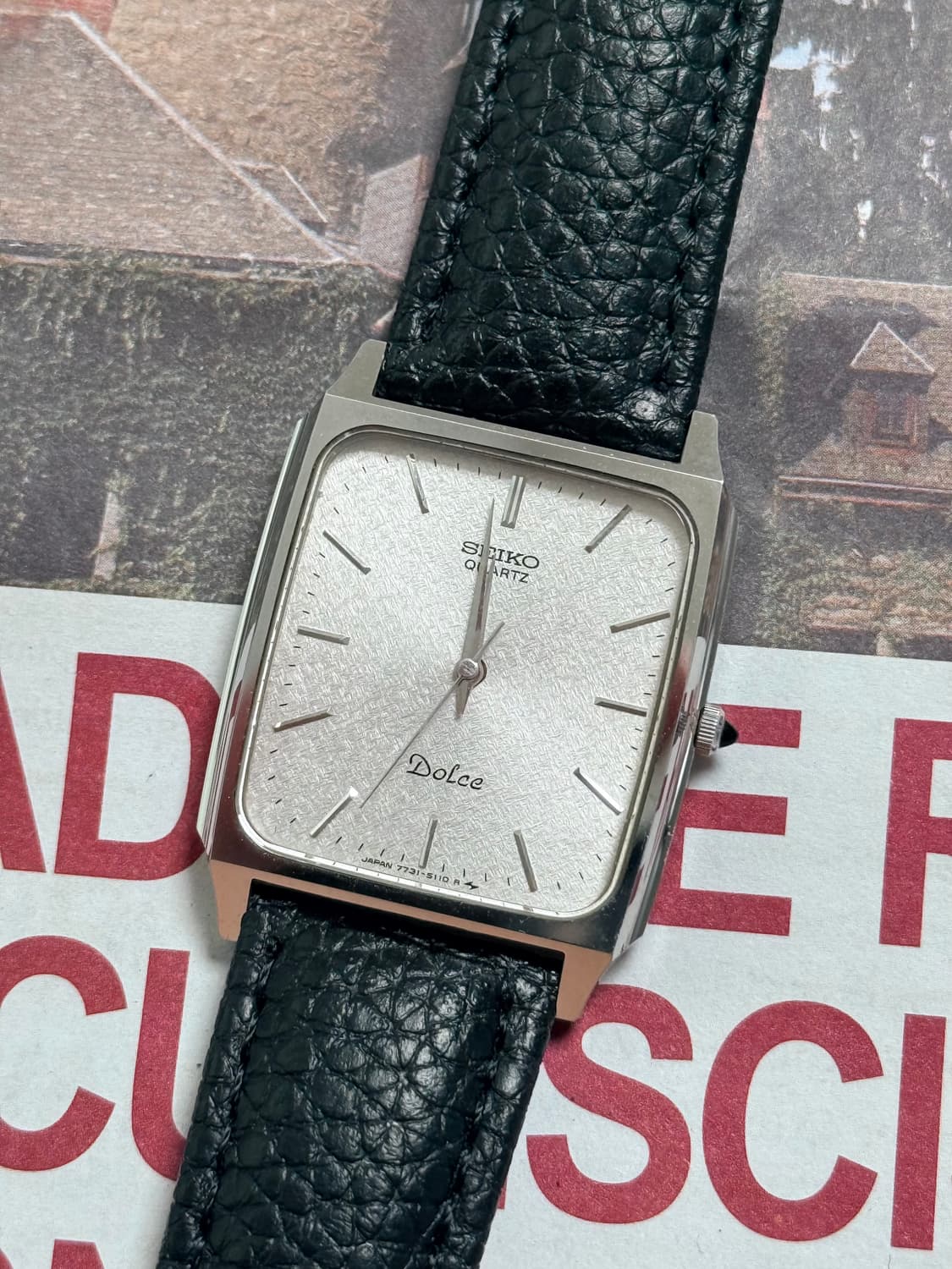 Seiko 세이코 Dolce 스노우 플레이크 카보숑 크라운 1987 상품이미지1