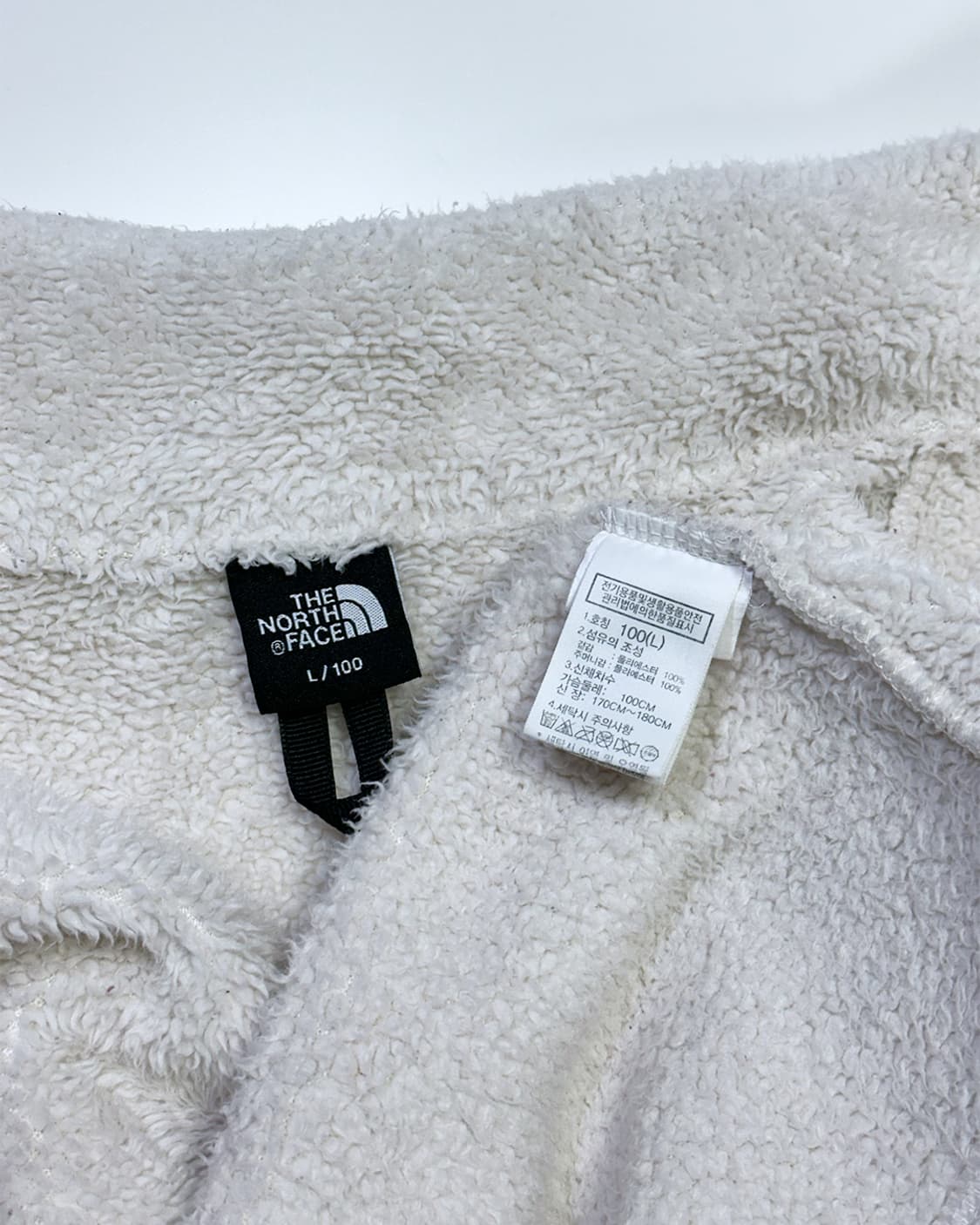 노스페이스 쉐르파 라이너 후리스 화이트 상품이미지4