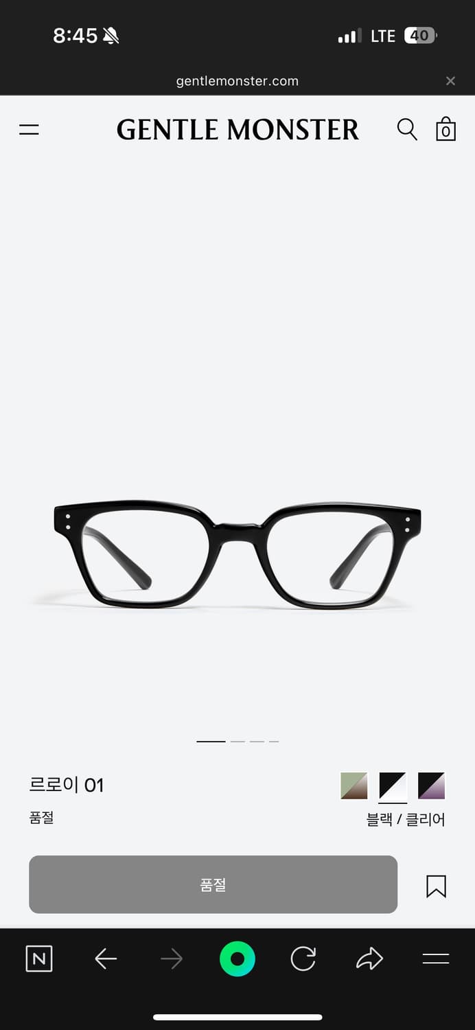 젠틀몬스터 르로이01 상품이미지1