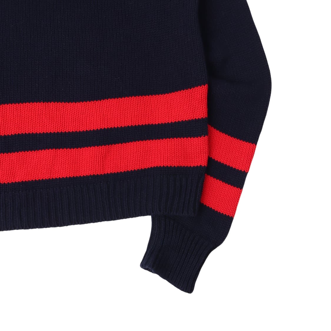 폴로 랄프로렌 네이비 터틀넥 스트라이프 니트 상품이미지3
