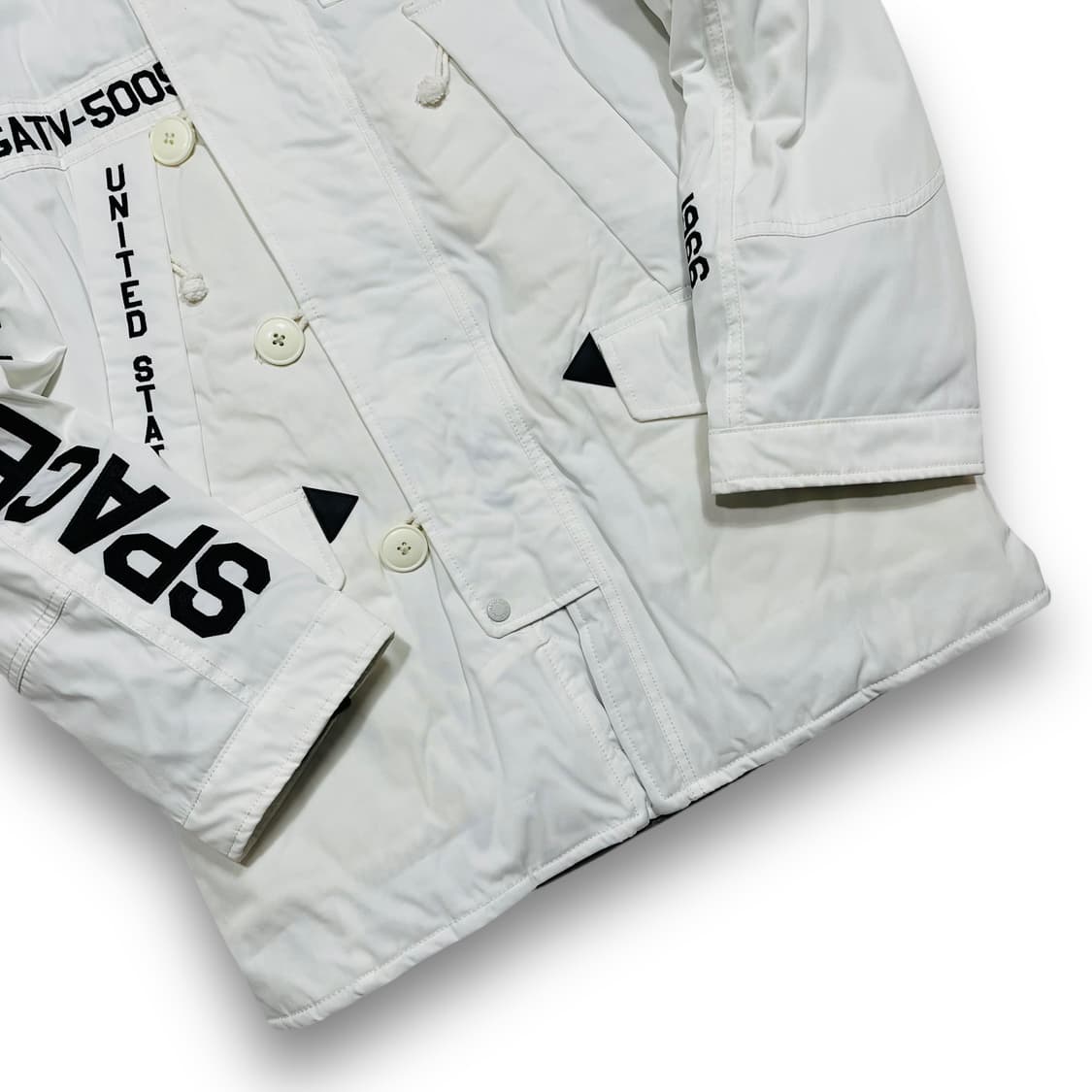 아비렉스 스페이스 프로젝트 화이트 후디 야상 상품이미지4