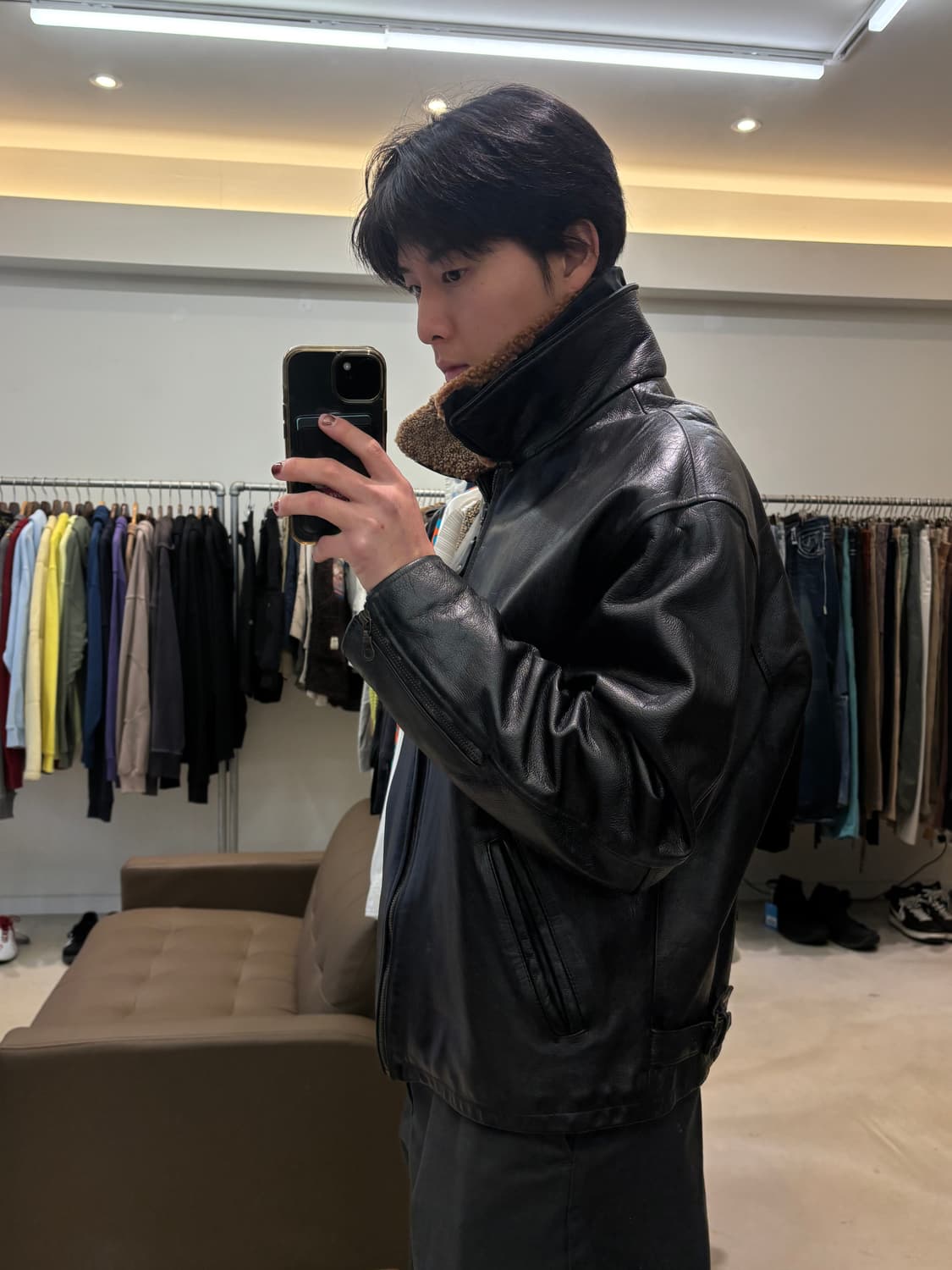 YOONG MISA 747 레더 자켓 상품이미지8