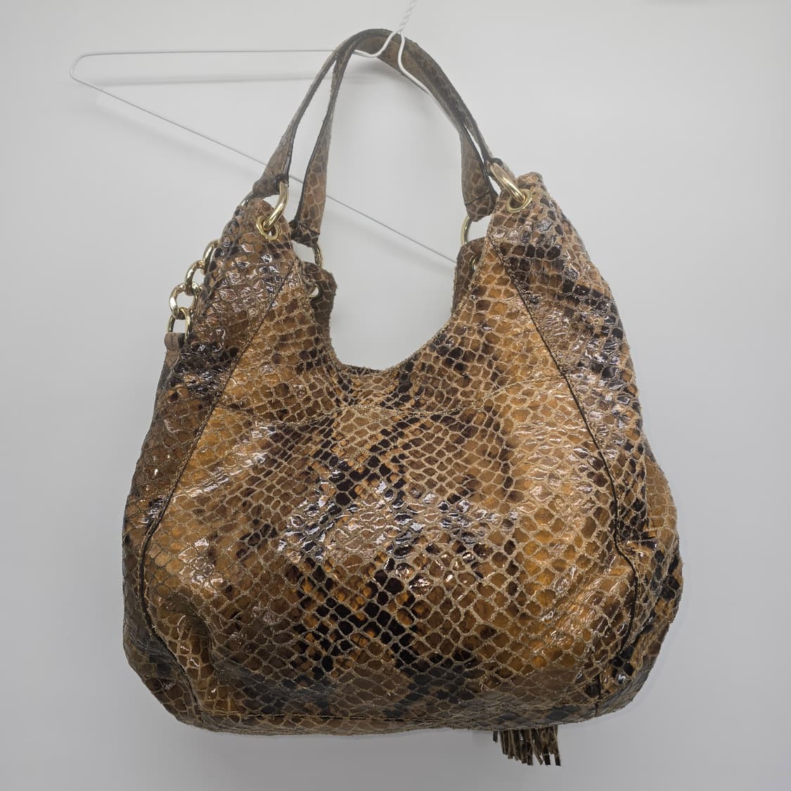 20S MICHAEL KORS 파이톤 엠보 호보백 상품이미지2