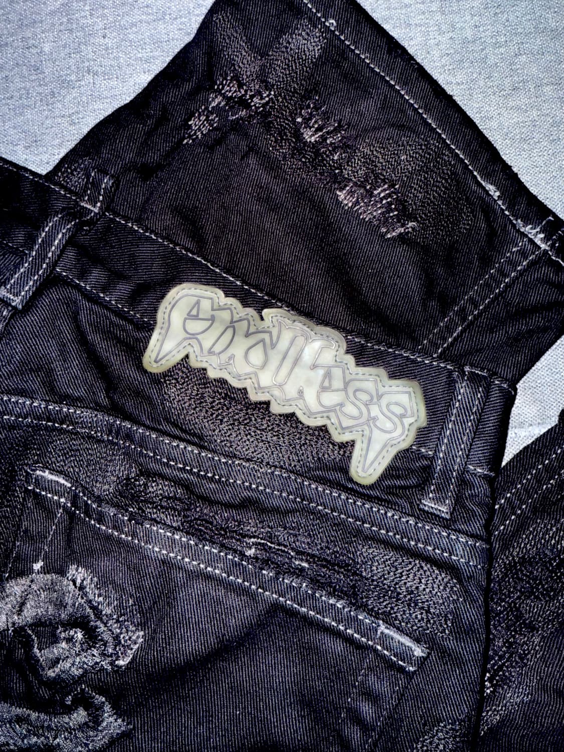 엔드리스 데님 블랙아웃 왁스코팅 커스텀 상품이미지6