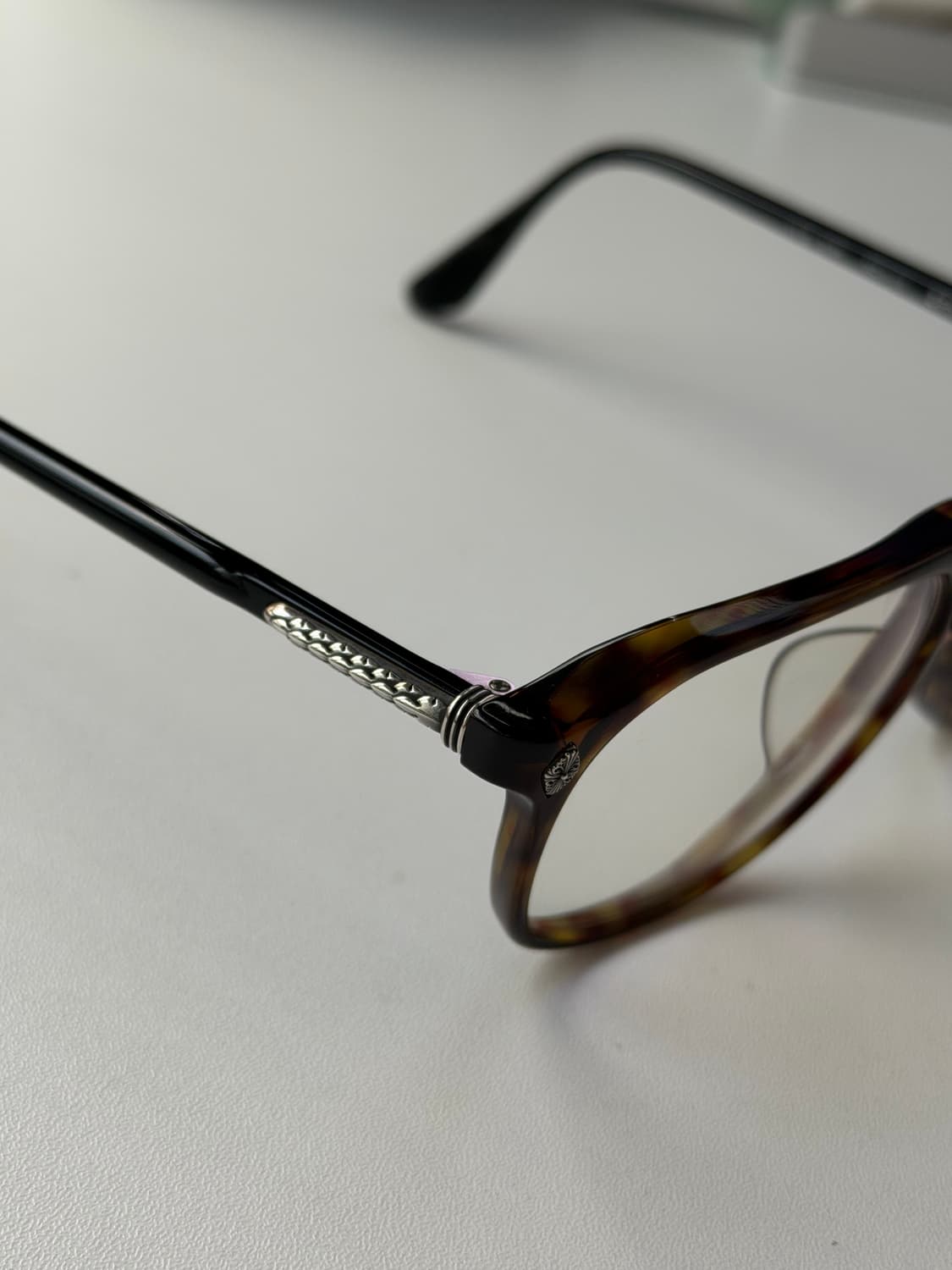 크롬하츠 지퍼 다크 톨토이즈 블랙 안경 상품이미지7