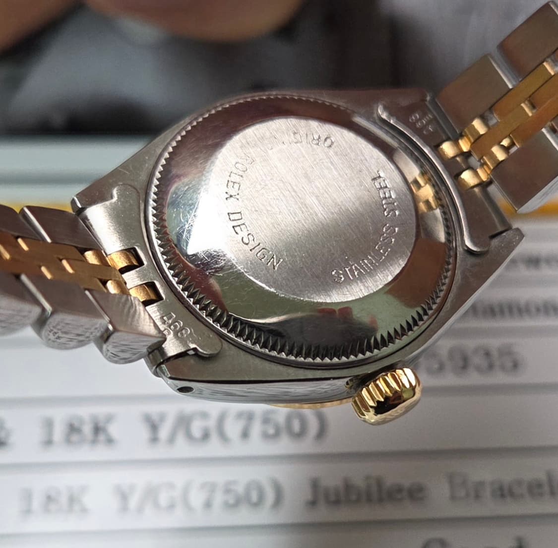 롤렉스 데이저스트 6917 후기형 초코 10P다이아 여성용 (감정서 포함 상품이미지7