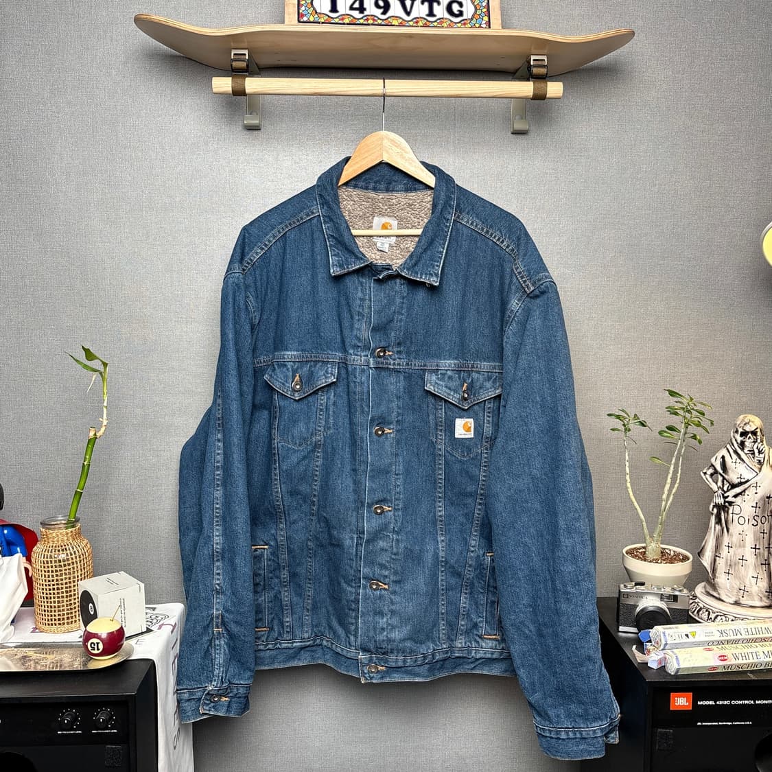 칼하트 양털 데님트러커자켓 상품이미지2