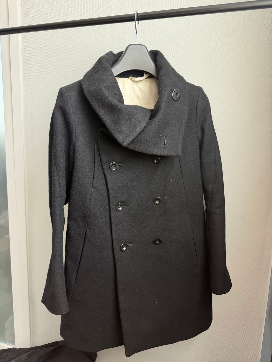 더 비리니 안느 멜튼 하이넥 코트 s 상품이미지4