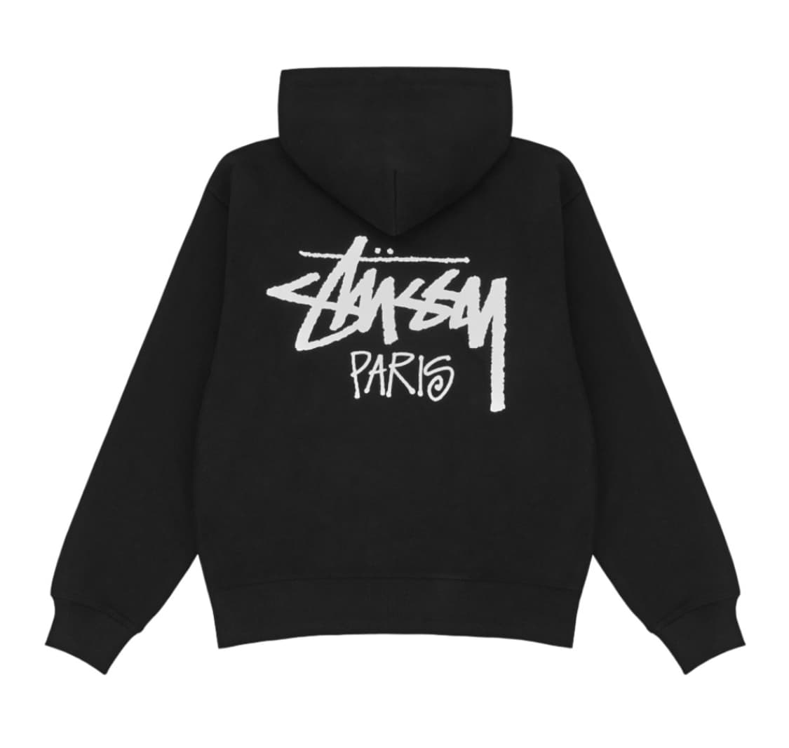 Stussy paris hoodie Black(스투시 후드 파리) XL  상품이미지1