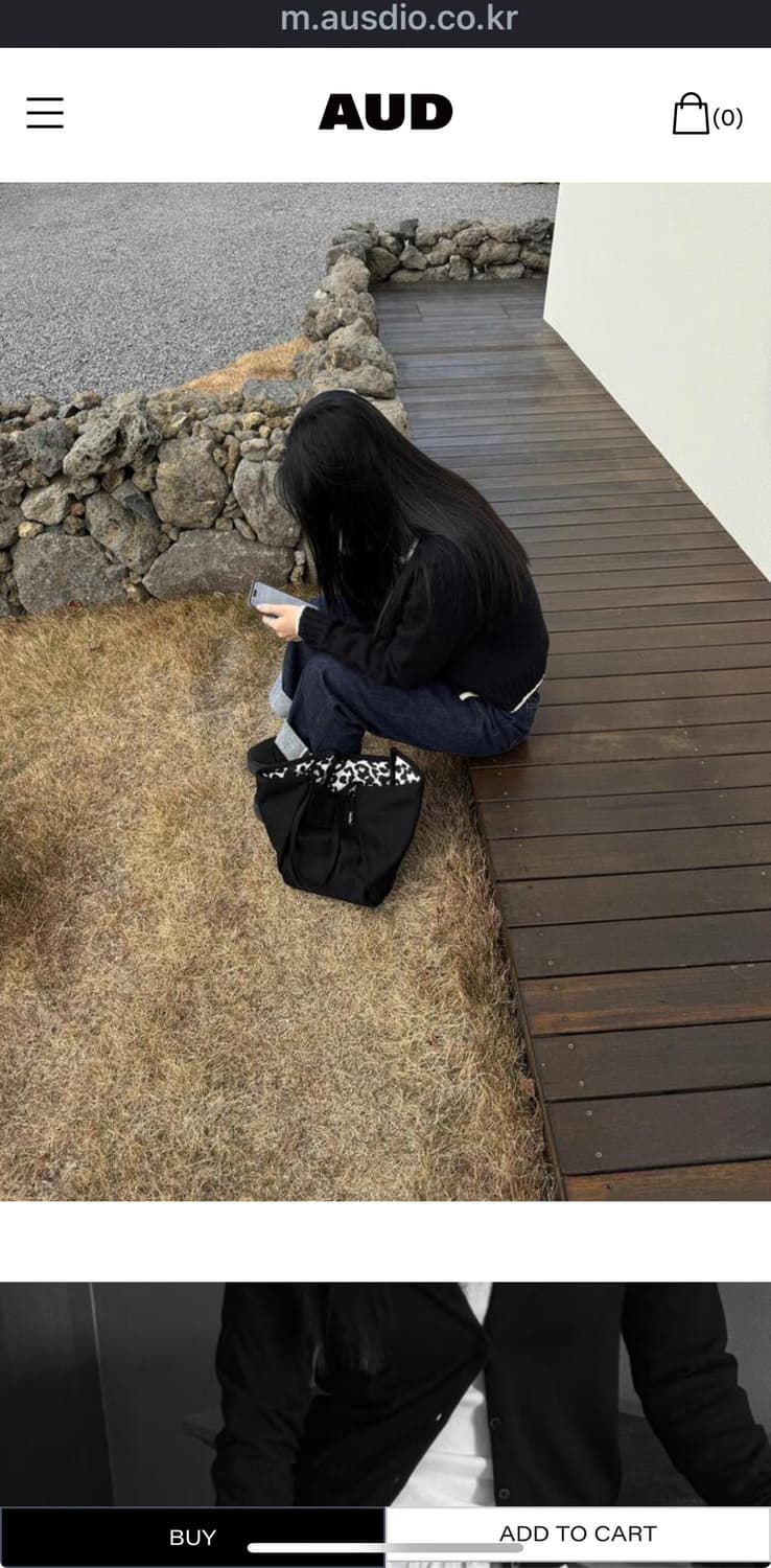 아우스디오 [리버시블/ 미니] 호피 쇼퍼백 상품이미지4