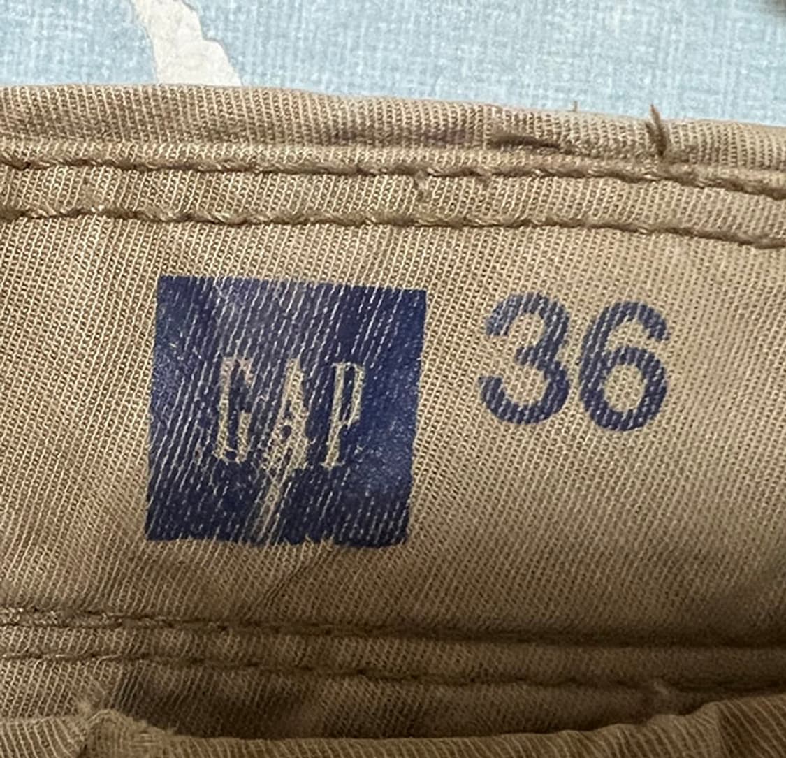 GAP 갭 클래식 버뮤다 남자 카고 반바지 베이지 루즈핏 XXL 36 상품이미지3