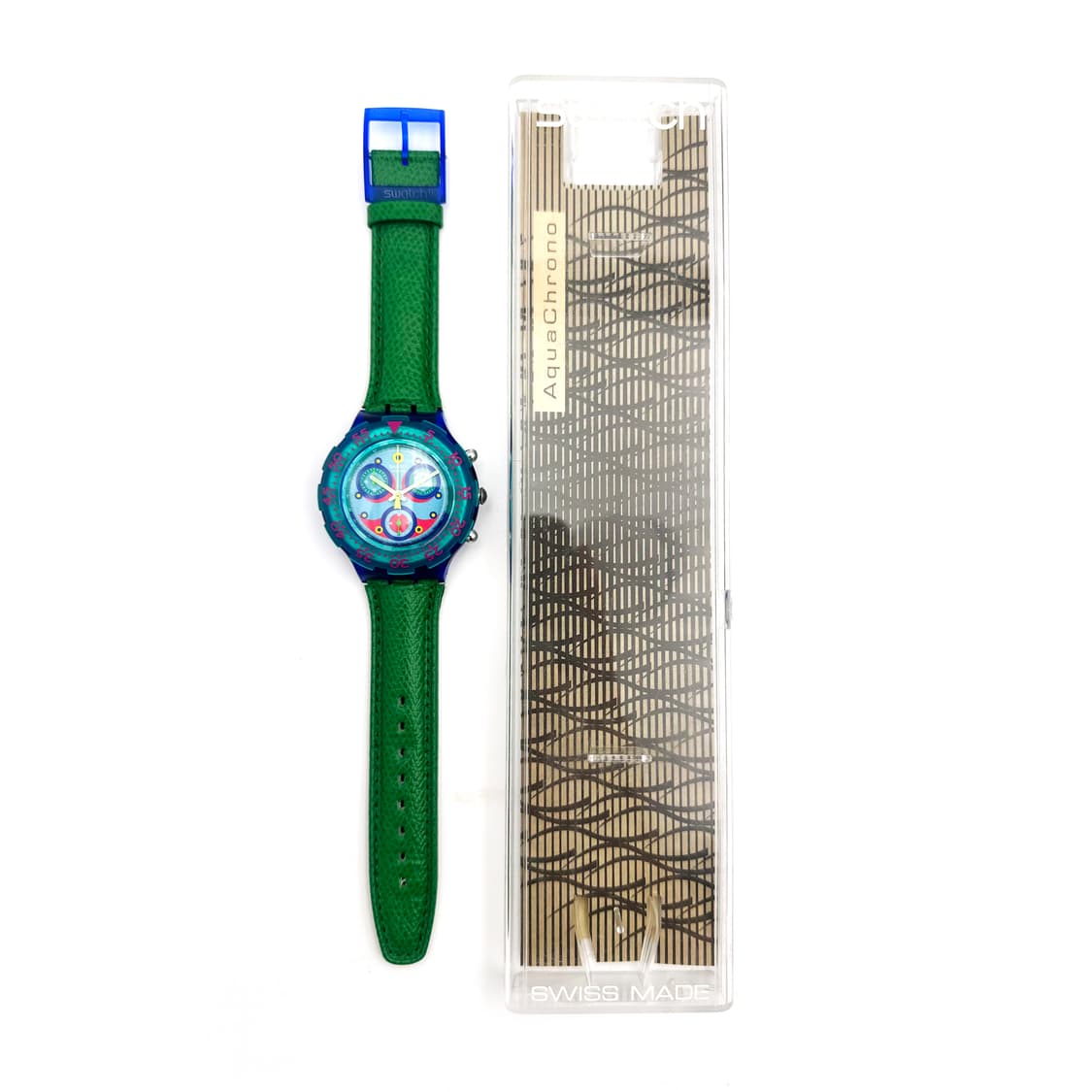 94년판 빈티지 스와치 아쿠아크로노 blue sky 상품이미지6