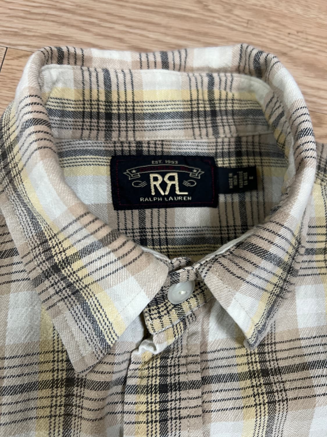 RRL 더블알엘 플래드 워크셔츠 M 상품이미지3