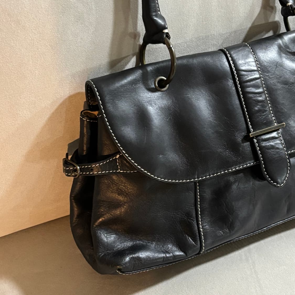 Eddie Bauer Leather Shoulder Bag  상품이미지4