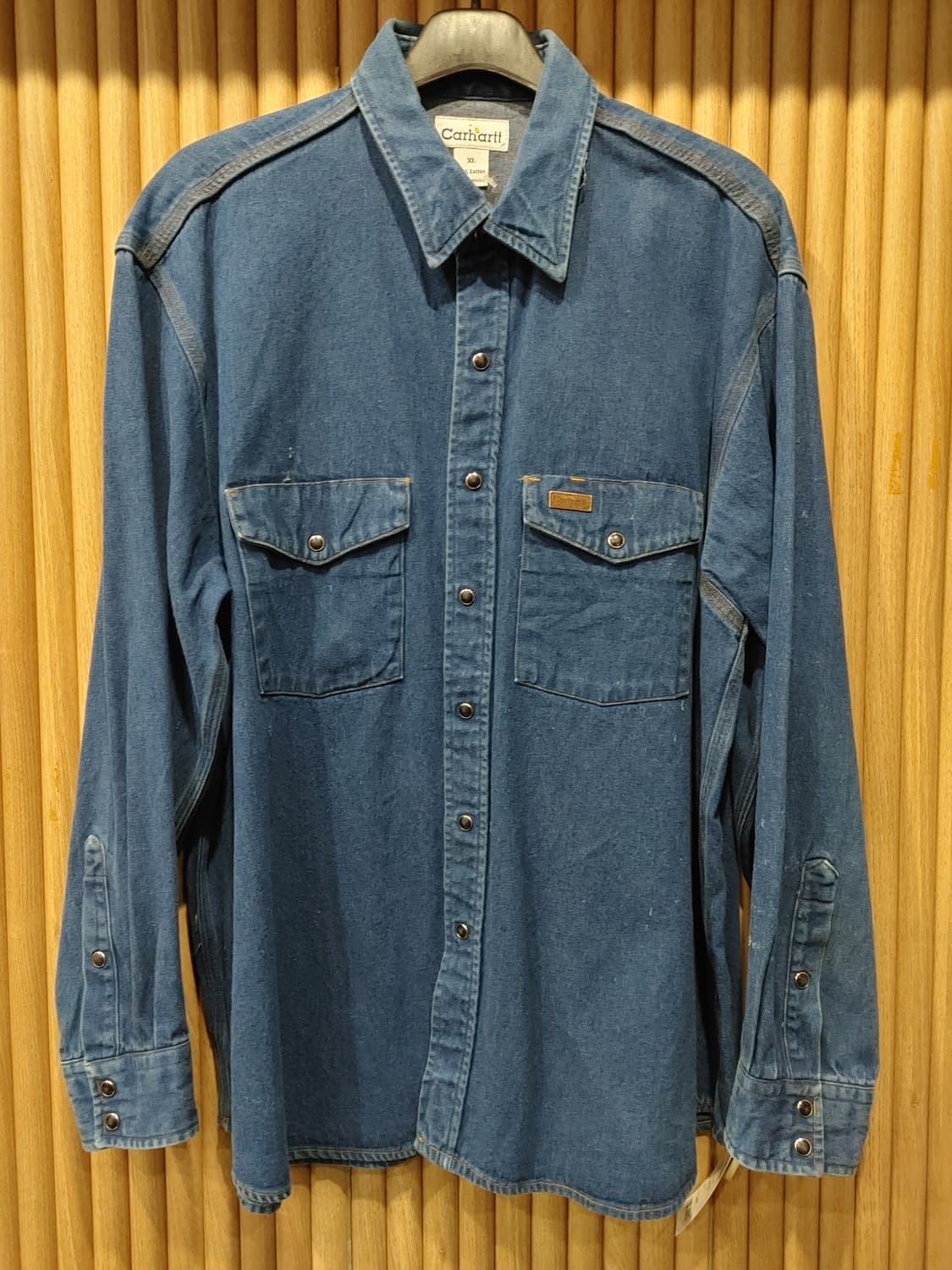 무배) 칼하트 잼스톤 버튼 데님 셔츠 - XL 상품이미지1