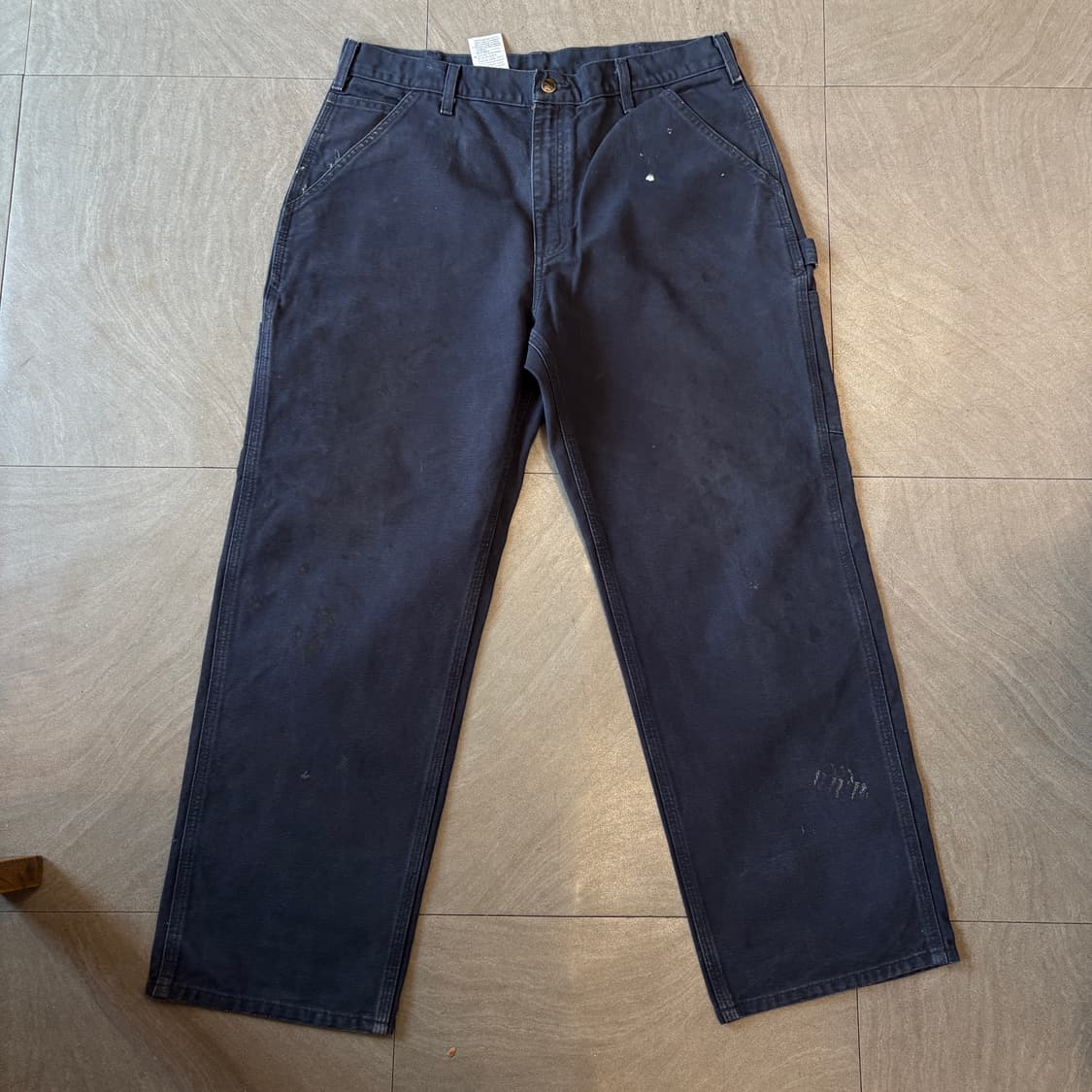 칼하트 정품 오리지널 네이비 카펜터 팬츠 상품이미지5
