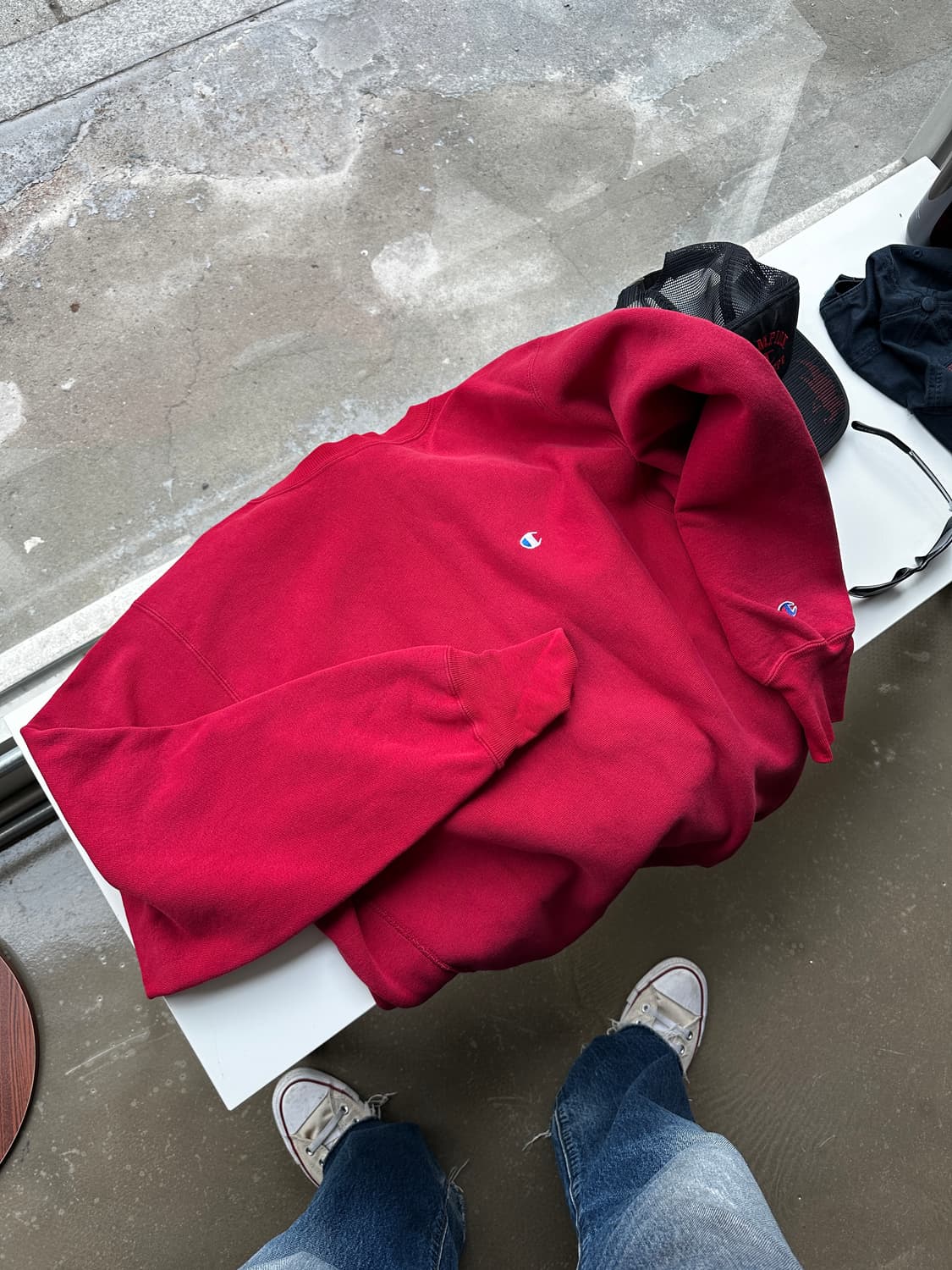 90s Champion Reverse Weave 스웻셔츠 상품이미지4