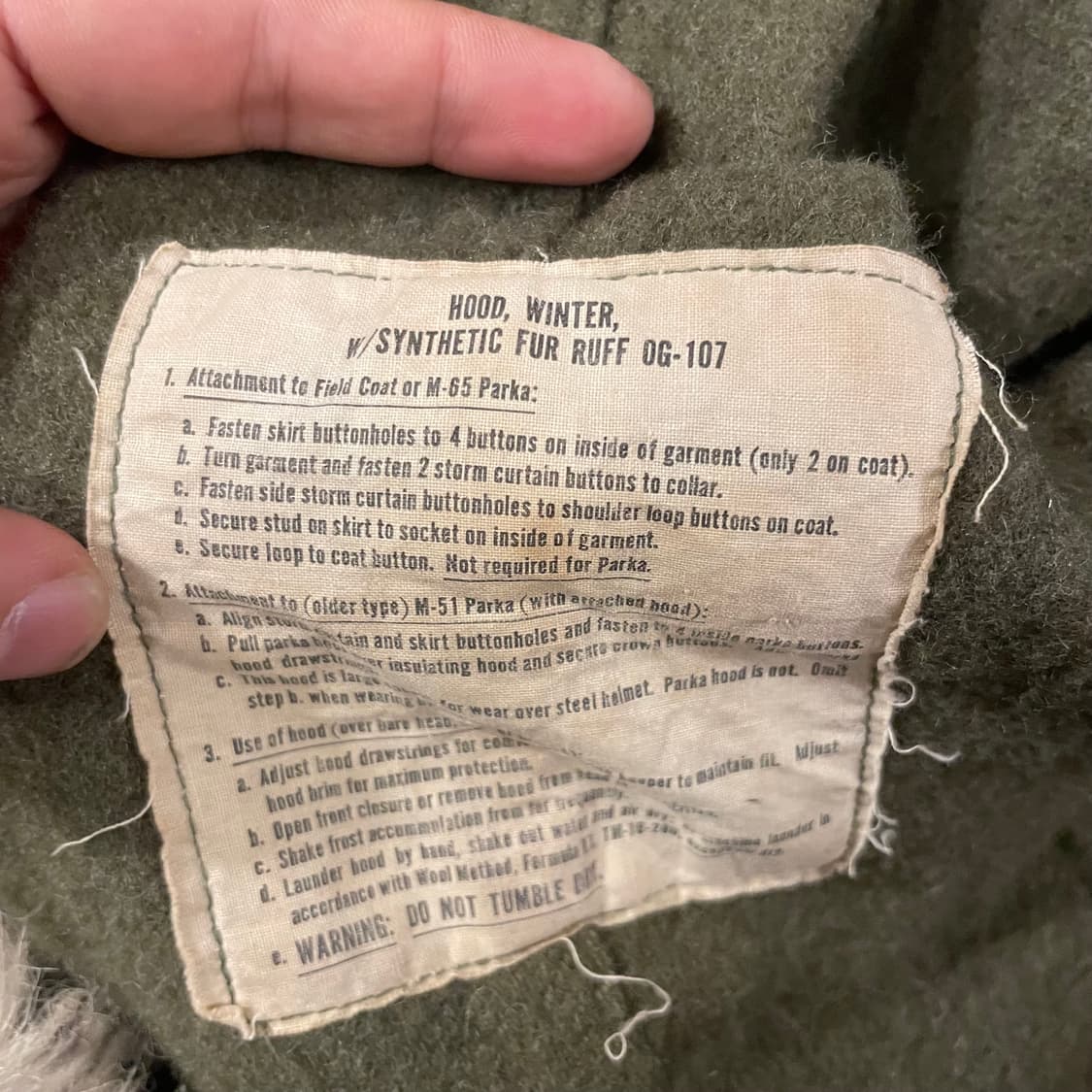 M65 피쉬테일 파카 L 상품이미지9