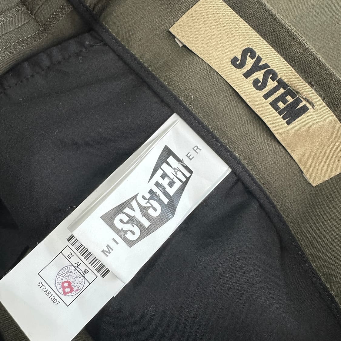 시스템 SYSTEM 핀턱 하프 팬츠 상품이미지2