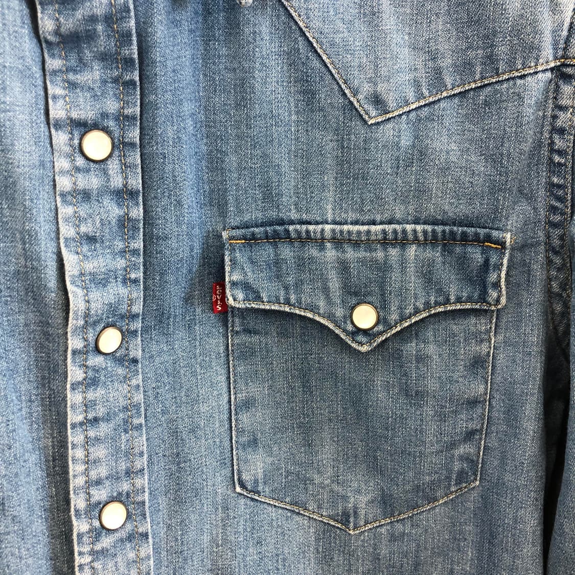 리바이스 웨스턴 데님셔츠 S 상품이미지3