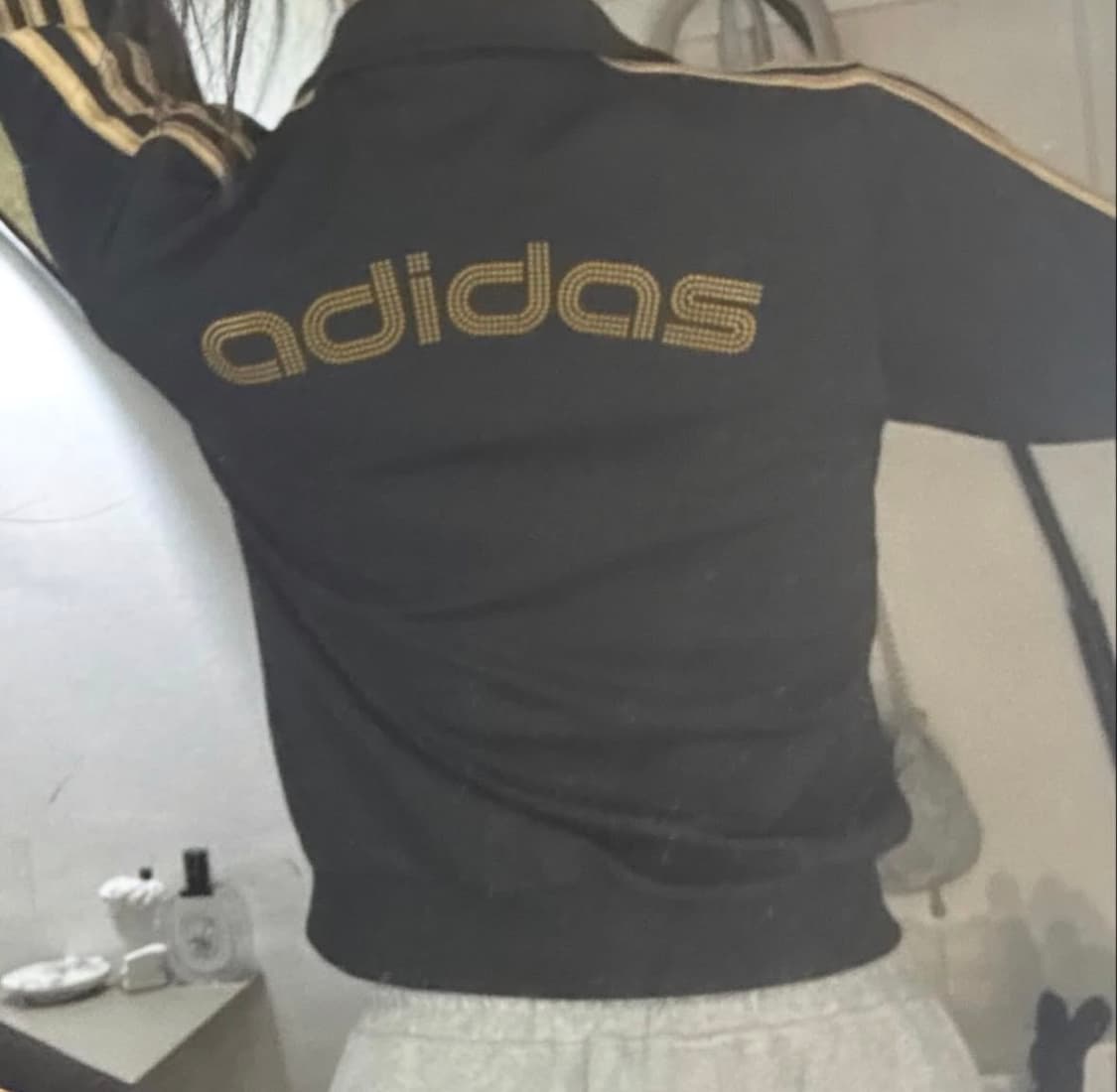 아디다스 골검 삼선 큐빅 트랙탑져지 🖤💛 상품이미지3