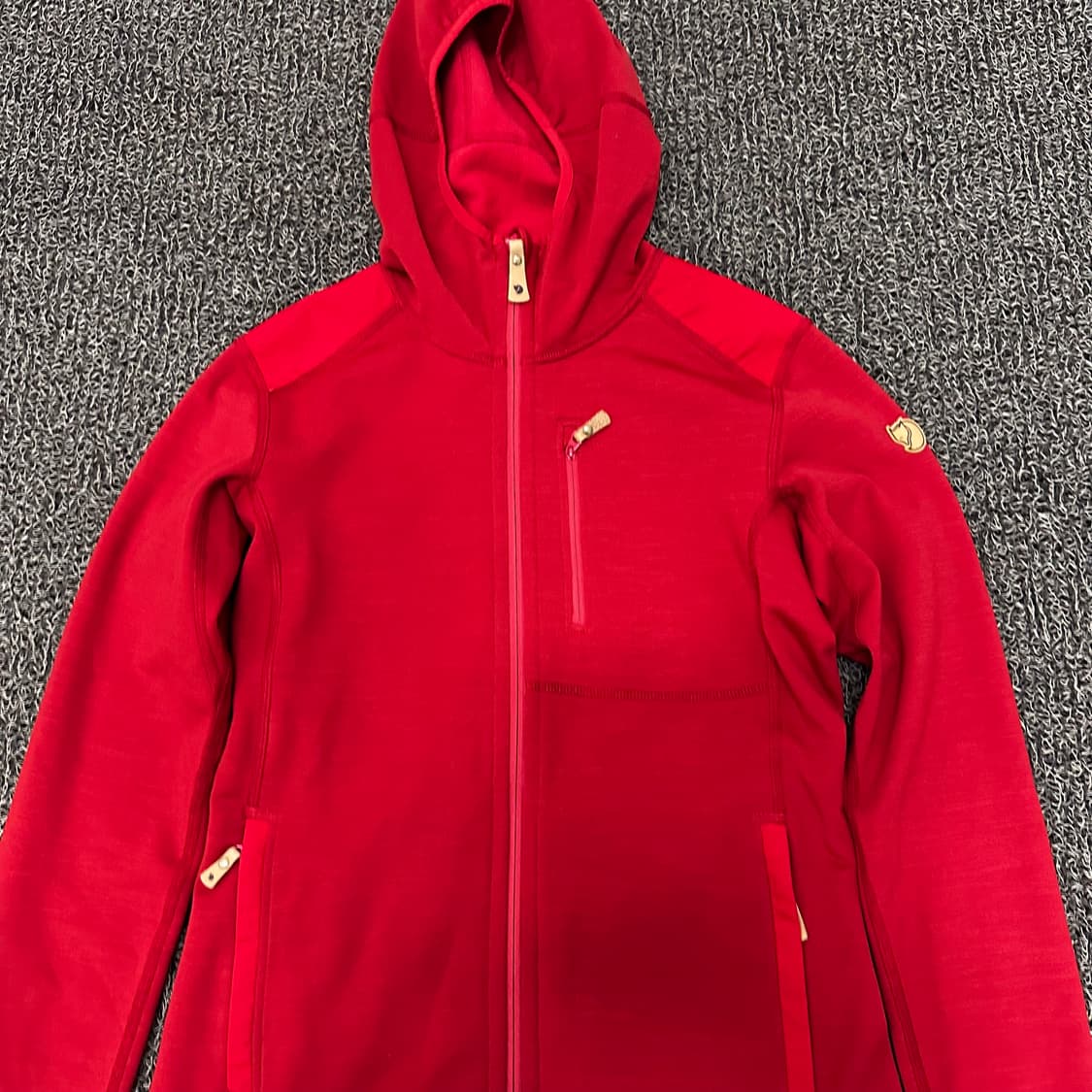 피엘라벤 여성 후드집업 자켓 레드 S 상품이미지2