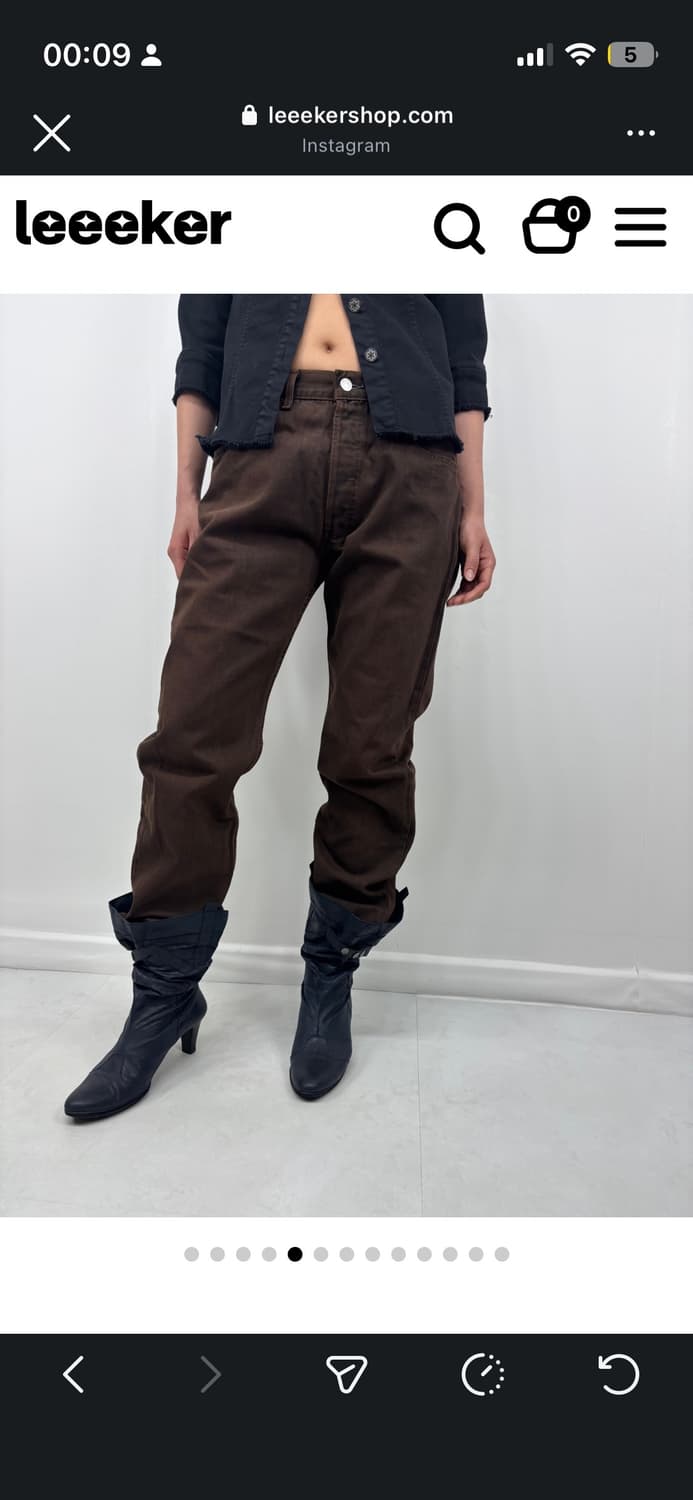 리바이스 데님 브라운 상품이미지5