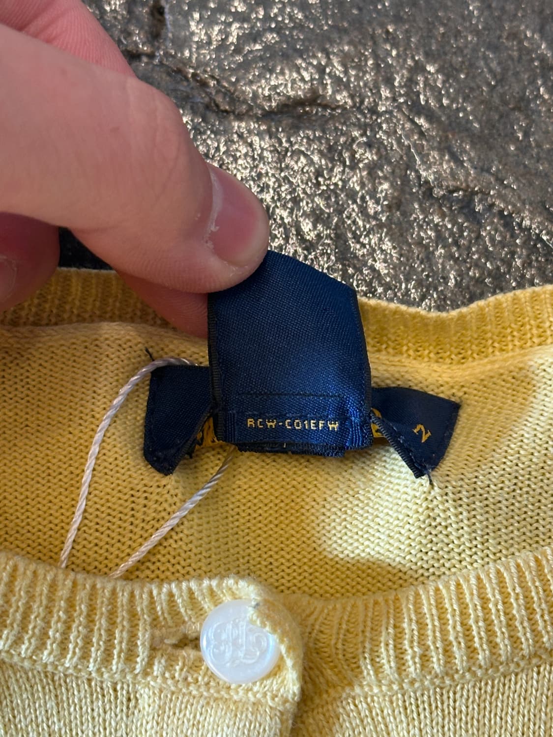 폴로 랄프로렌 옐로우 니트 가디건 kids 6 상품이미지4