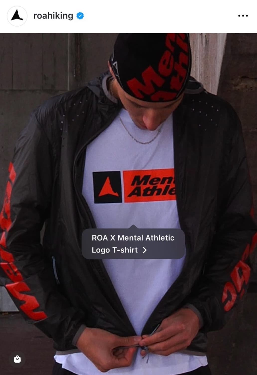 로아x멘탈 애슬래틱 s사이즈 상품이미지2