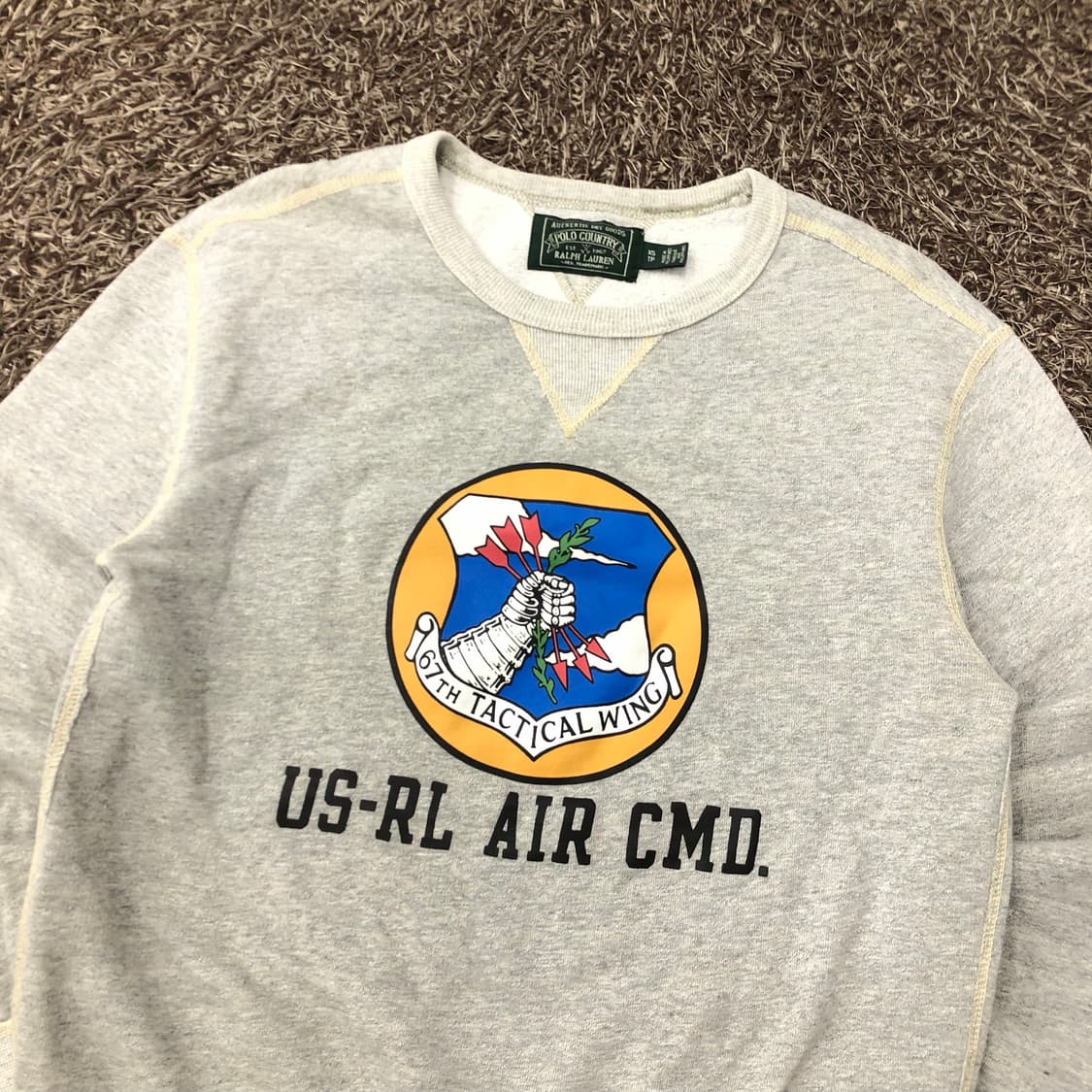 XS 폴로 컨트리 미공군 에어포스 스웻 셔츠 맨투맨 상품이미지2