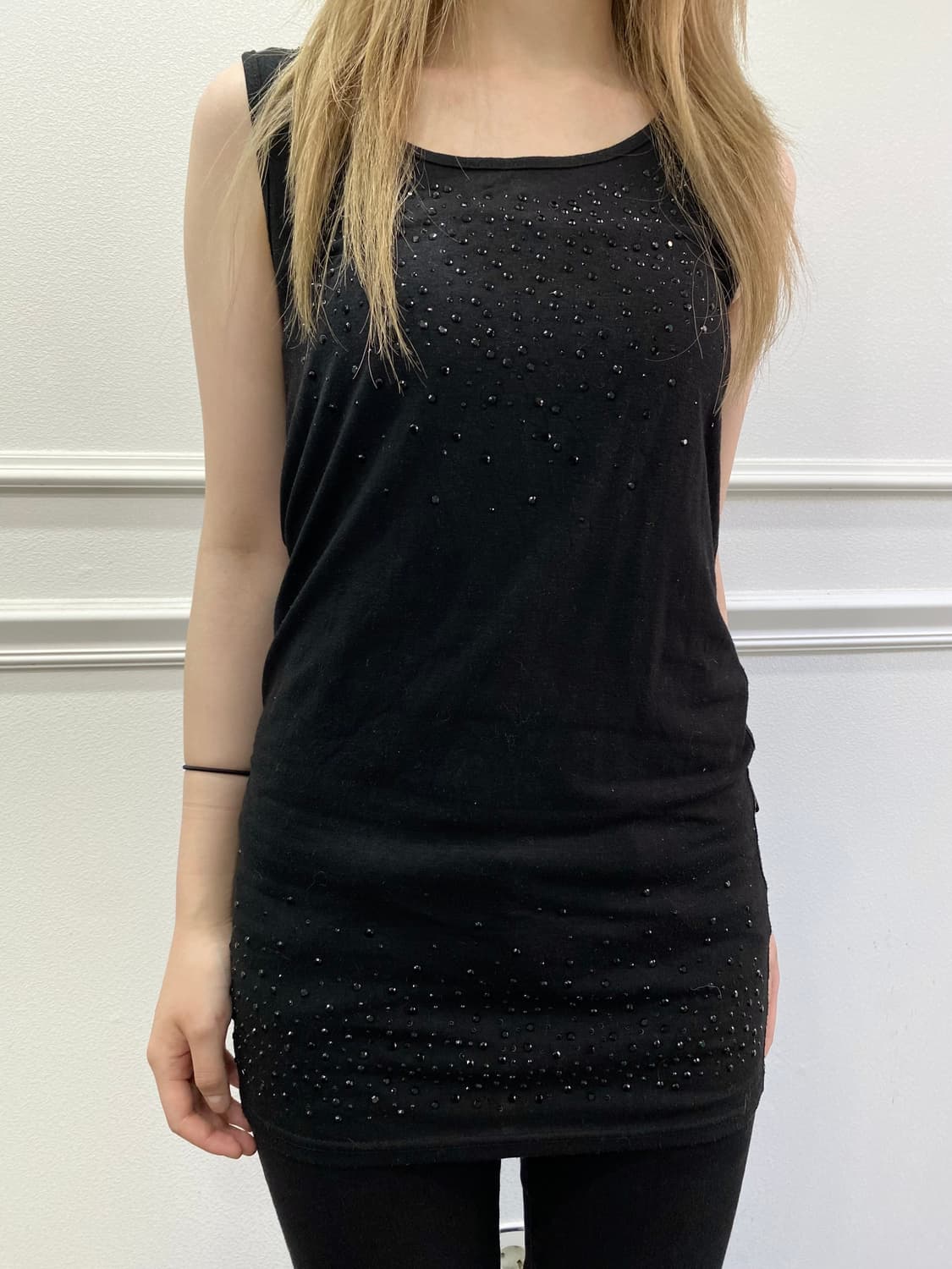 Stud Detail Punk Sleeveless 상품이미지1