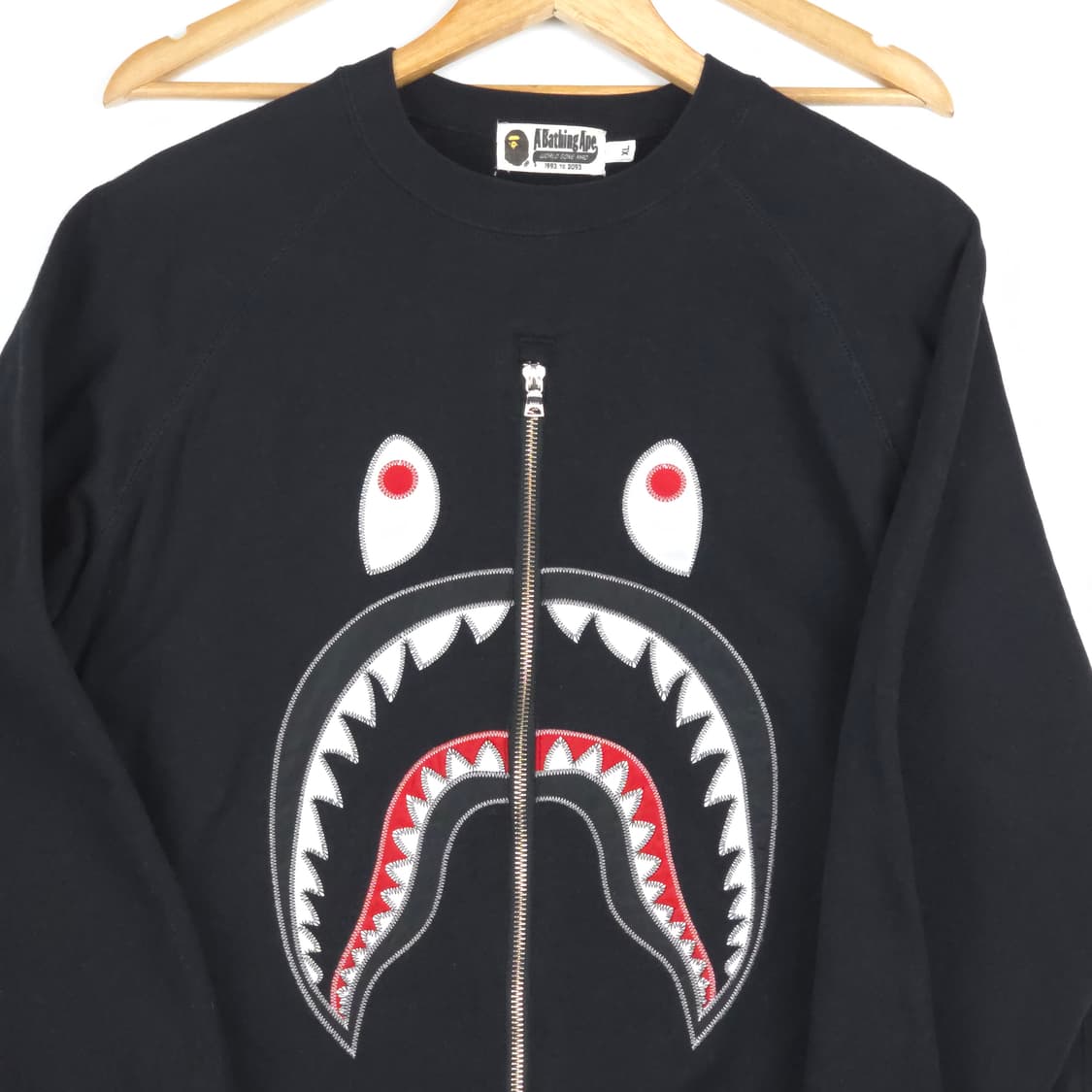 [XL] 베이프 샤크 코튼 스웻셔츠 상품이미지3