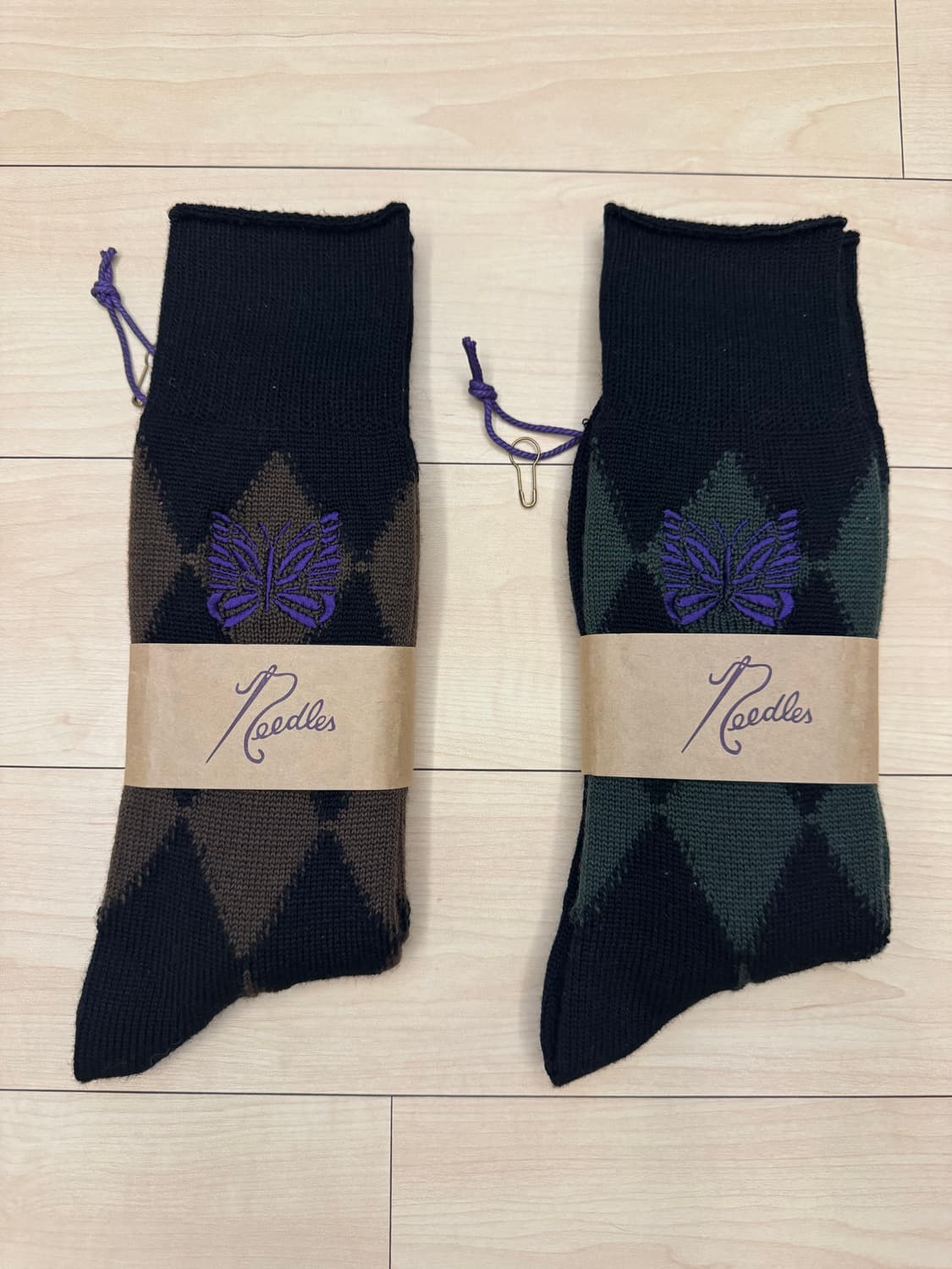 니들스 울 양말 두 켤레 상품이미지1