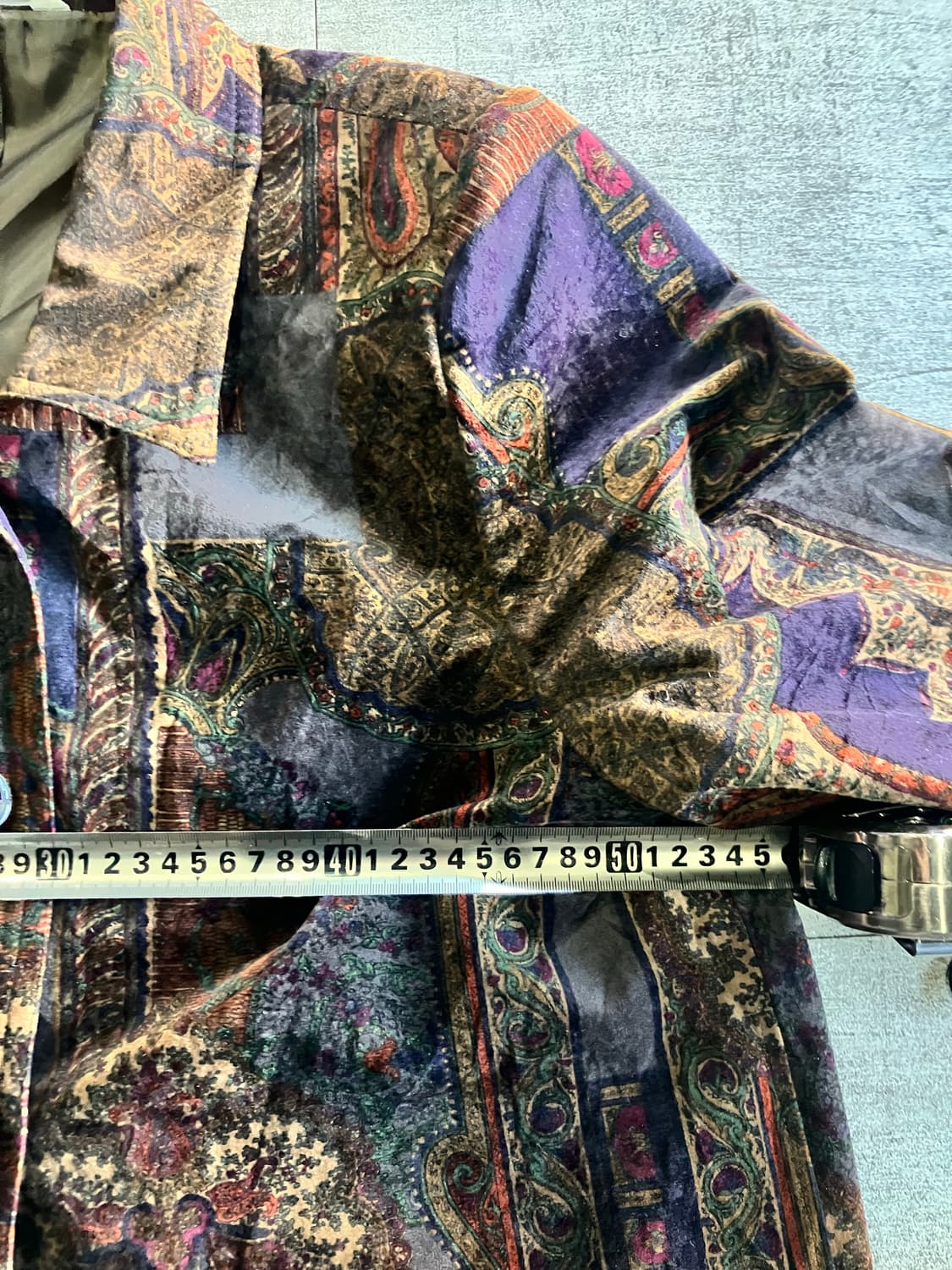 일본빈티지 Pretaporter 오리엔탈보헤미안 영국풍 쓰리버튼자켓 상품이미지3