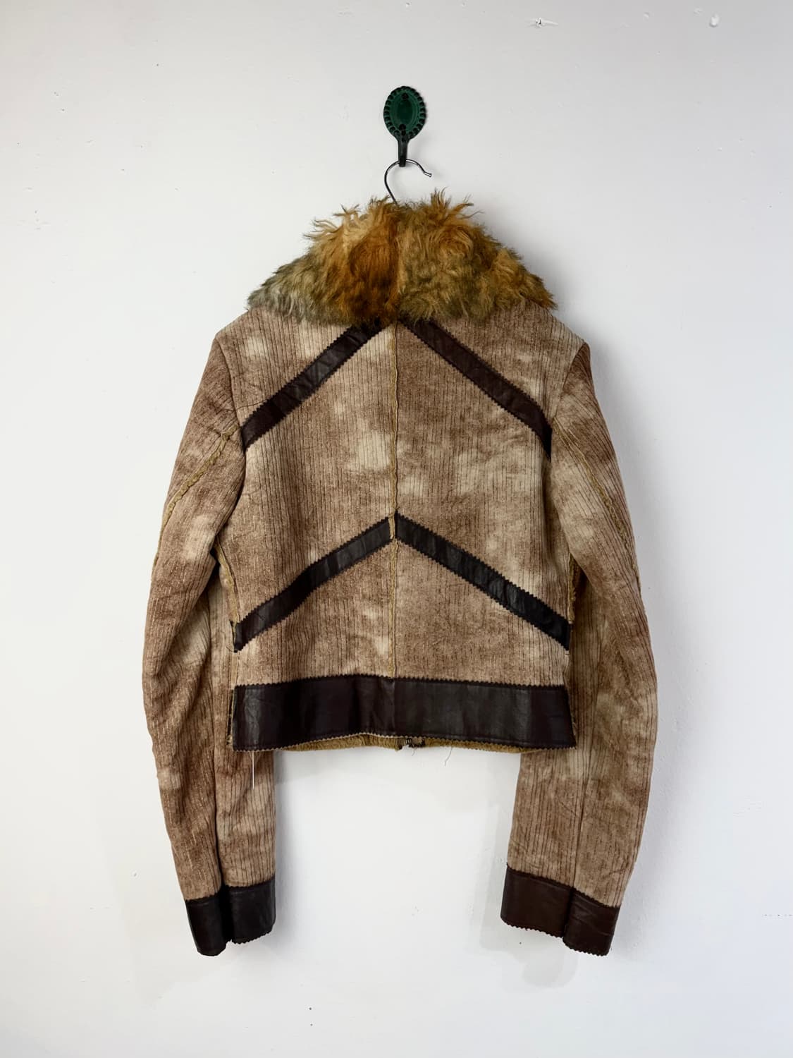 빈티지 레더 트리밍 블루종 (MADE IN ITALY) 상품이미지3