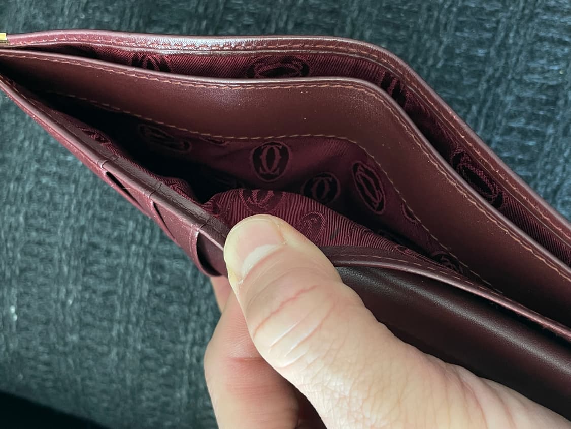 까르띠에 반지갑 버건디컬러 상품이미지4
