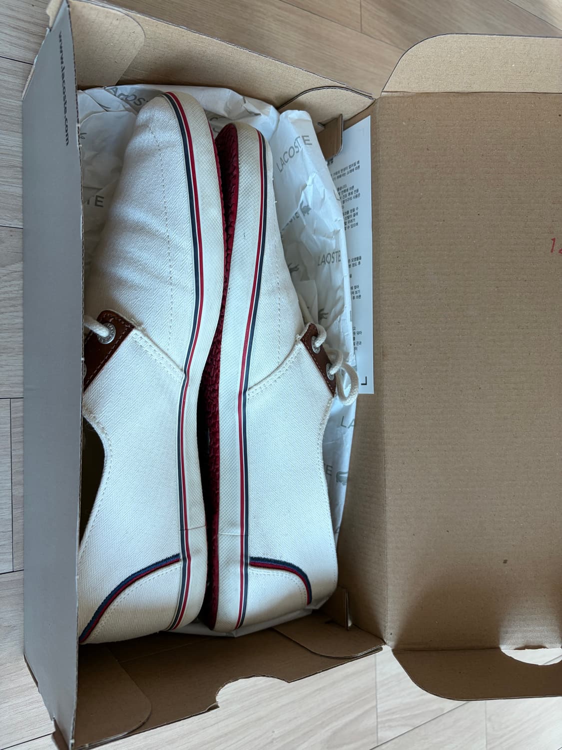 라코스테 바르도스(BARDOS) 화이트 - 270mm 상품이미지9