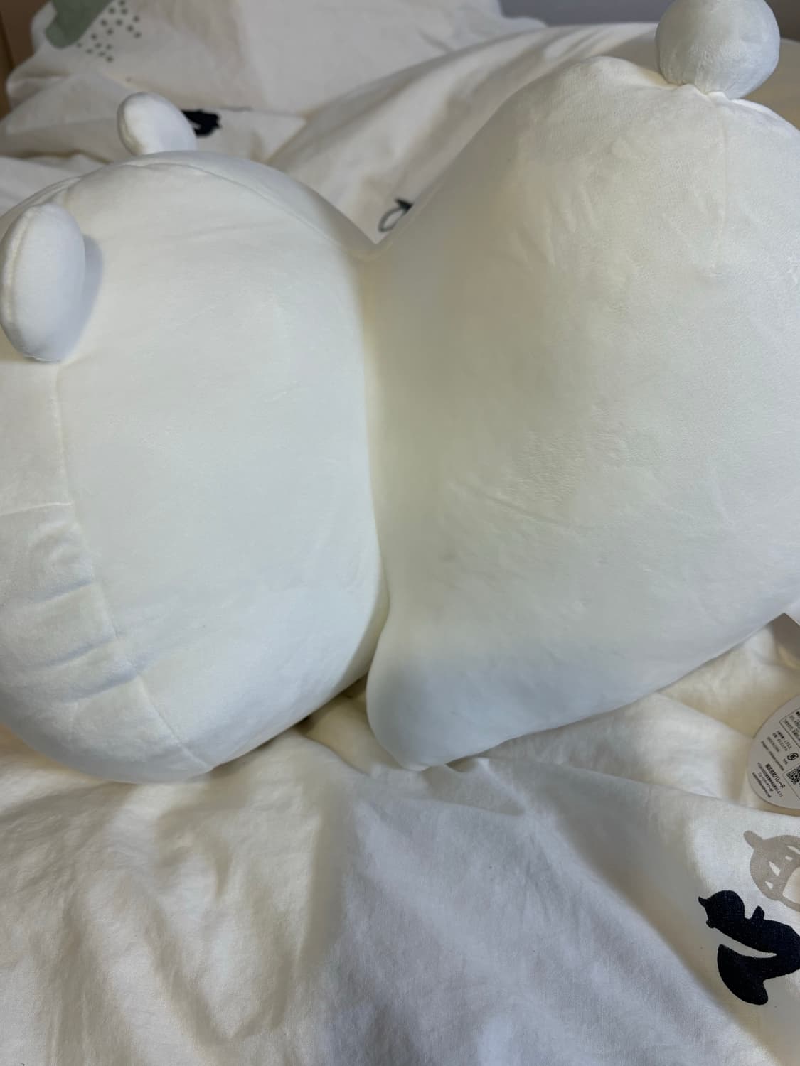 치이카와 40cm 일본 정품 모찌 대형 인형 쿠션 누이 라잉 농담곰 하치 상품이미지4