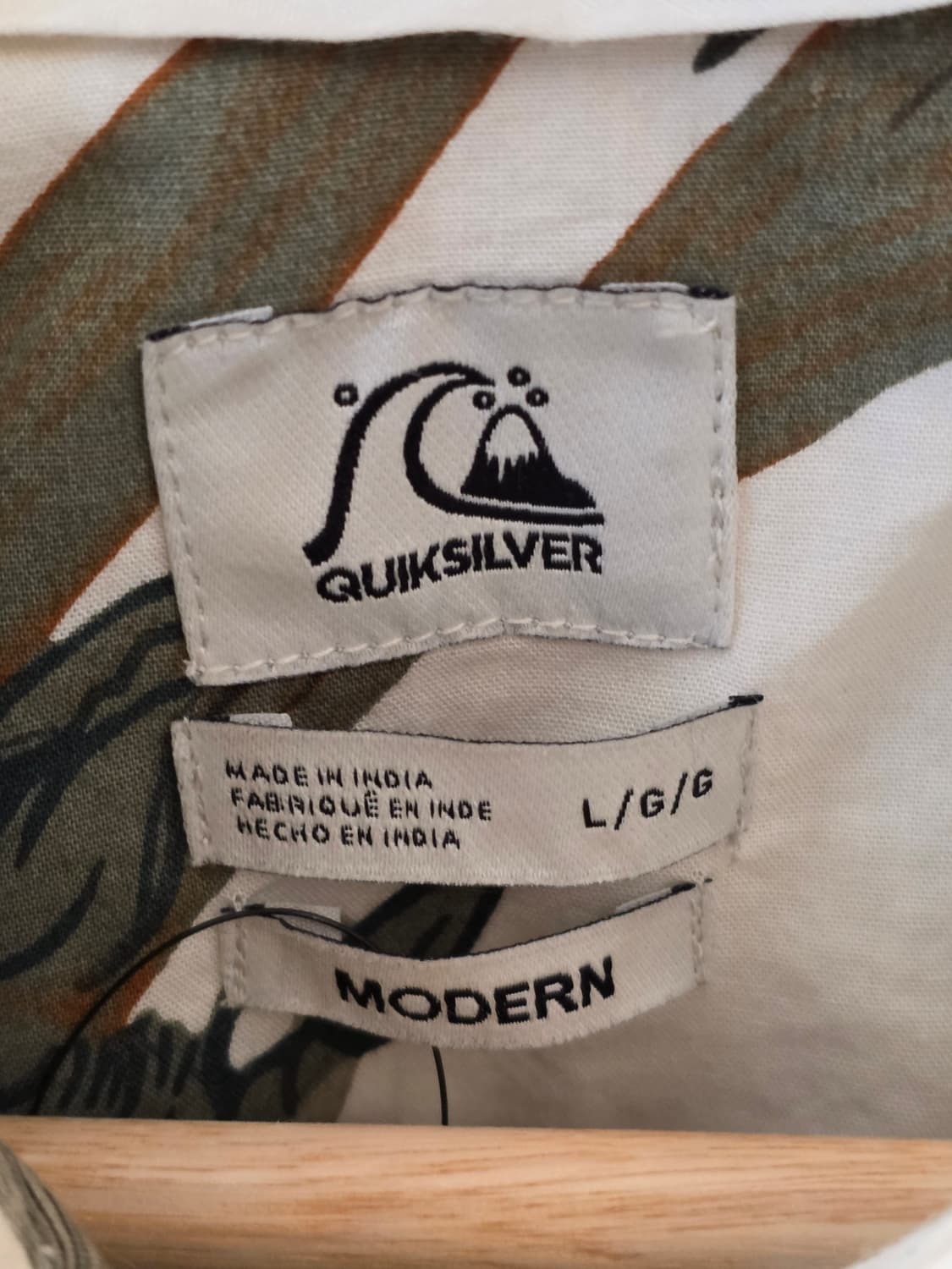 QUIKSILVER Botanical Hawaiian Shirt 상품이미지4