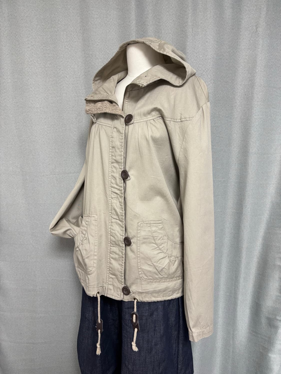 sprinkle 오버사이즈 후디 아방 자켓 상품이미지9